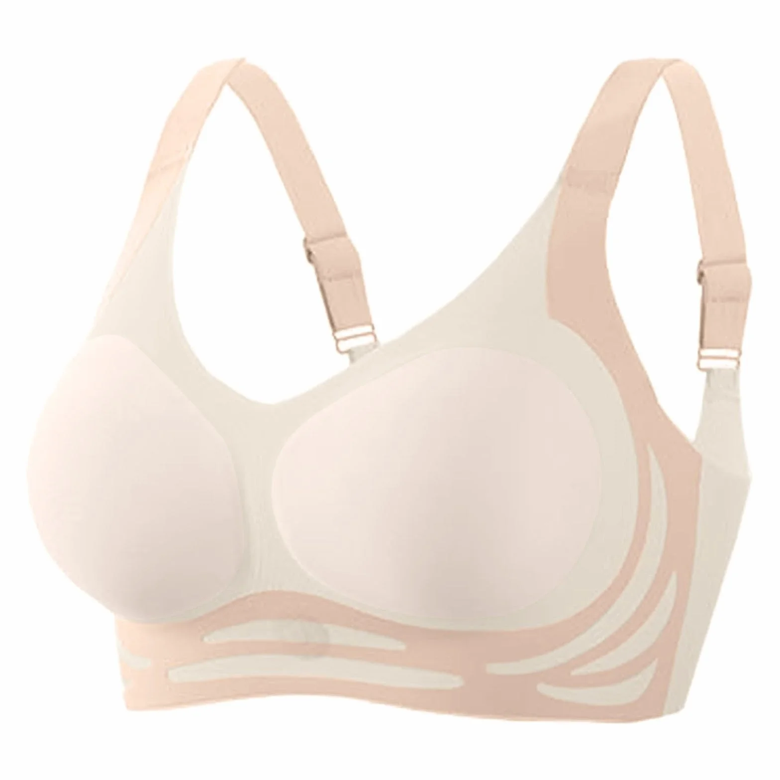 Soutien-Gorge sans Fil Femmes Anti-affaissement Push-up
