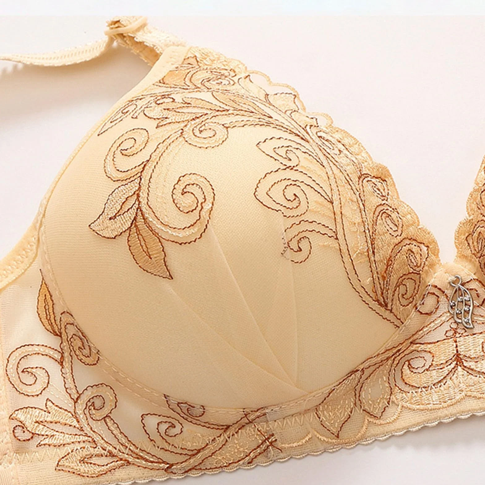 Soutiens-Gorge à Maintien élevé pour Femmes, Bretelles réglables, Couverture complète, sans Armatures, Coton Bio, Dos Nu, Bandeau