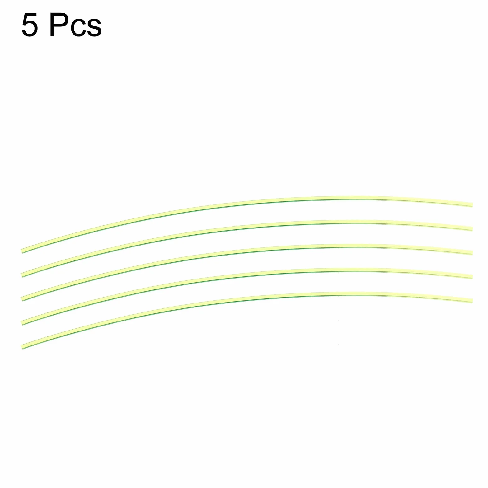QUARKZMAN Remplacement Fibre Optique Vue Cannes, 5pcs 1.5mmx15cm PMMA pour Arcs Vues DIY Art Fluorescence Vert