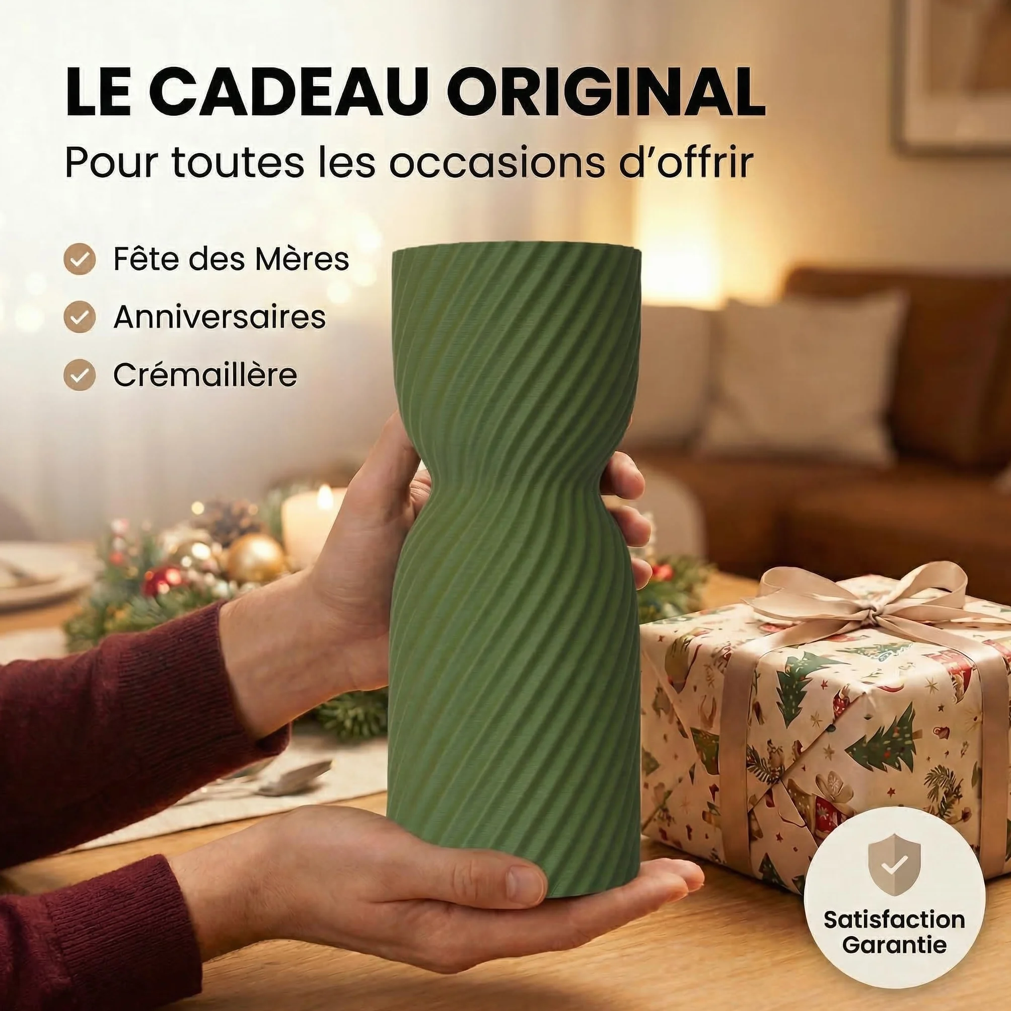 Vase pour Fleur Lego, Vase décoratif Lego Fleurs, Fabriqué en France