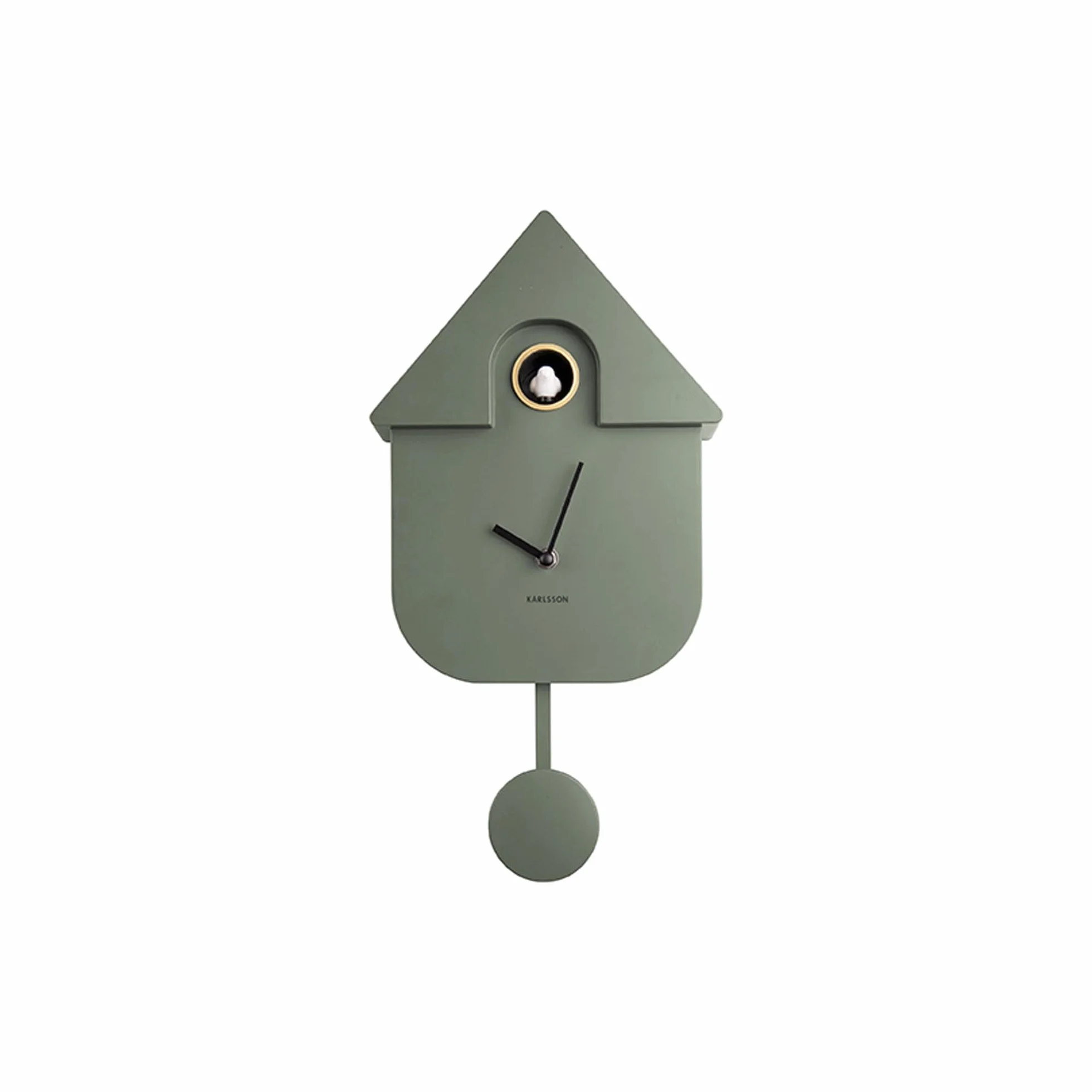 Karlsson Pendule à Coucou Cuckoo House Vert Jungle