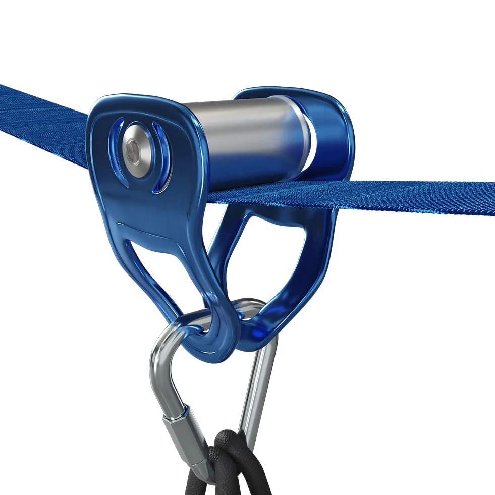 Kit de Slackline avec poulie Ninja Line de 15 m - Accessoire pour Ninja Parcours
