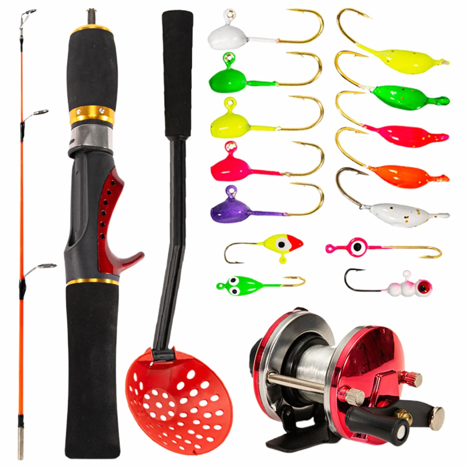 Kit Canne à Pêche Télescopique Combo pour Pêcheurs Adultes