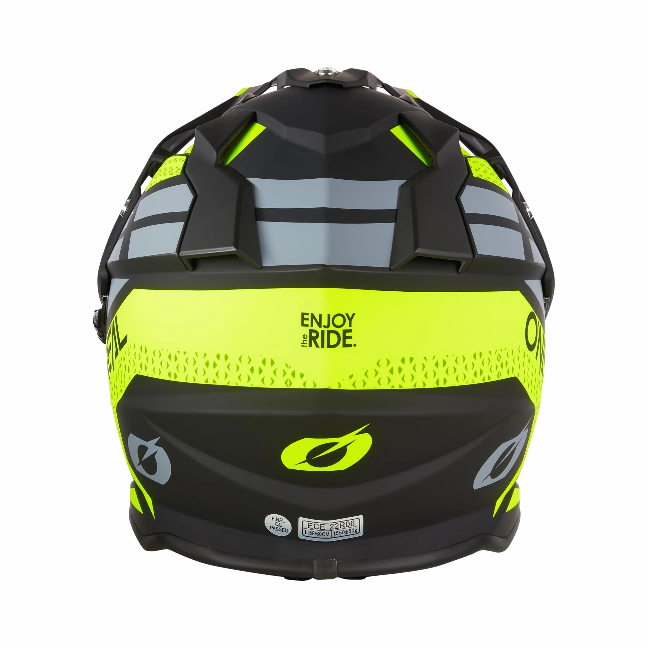 O'NEAL Enduro Helm Sierra R Neongelb Schwarz Grau M