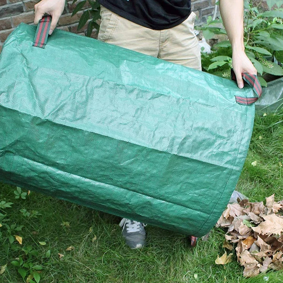 Sacs de Jardin 272L Lot de 3 - Poubelle Résistants PP Robuste Vert