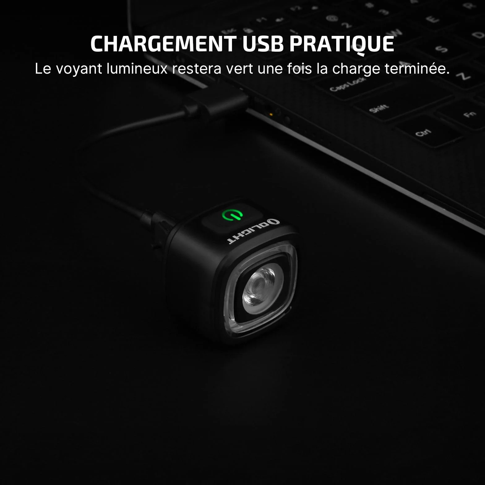 OLIGHT RN120C Lampe VTT LED Éclairage Vélo Arrière Puissant 120 Lumens 5 Modes de Luminosité Étanche IPX6 Rechargeable Type C pour Deplacements Urpains Cyclisme sur Route Rando