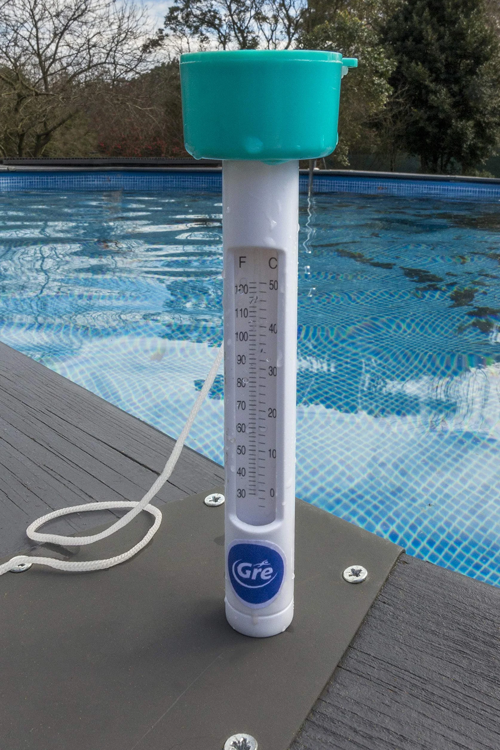 Thermomètre Flottant Tubulaire pour Piscine Gre 40051 Celsius
