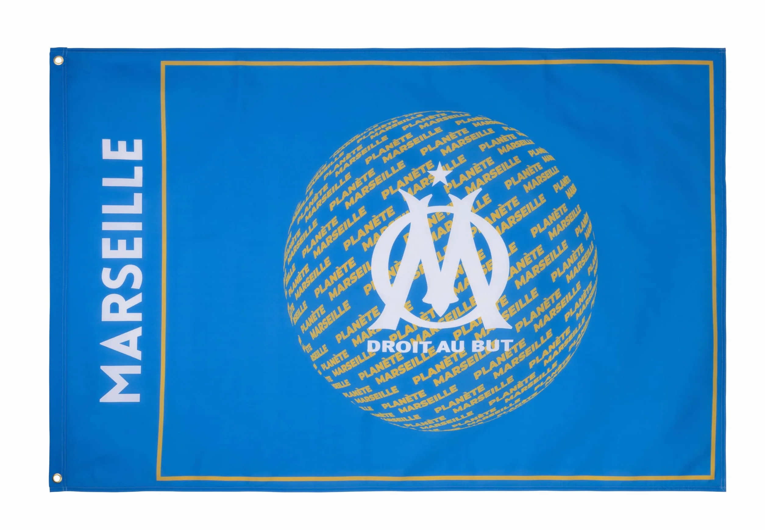 Drapeau OM - Collection officielle OLYMPIQUE DE MARSEILLE - Football - 100 x 150 cm