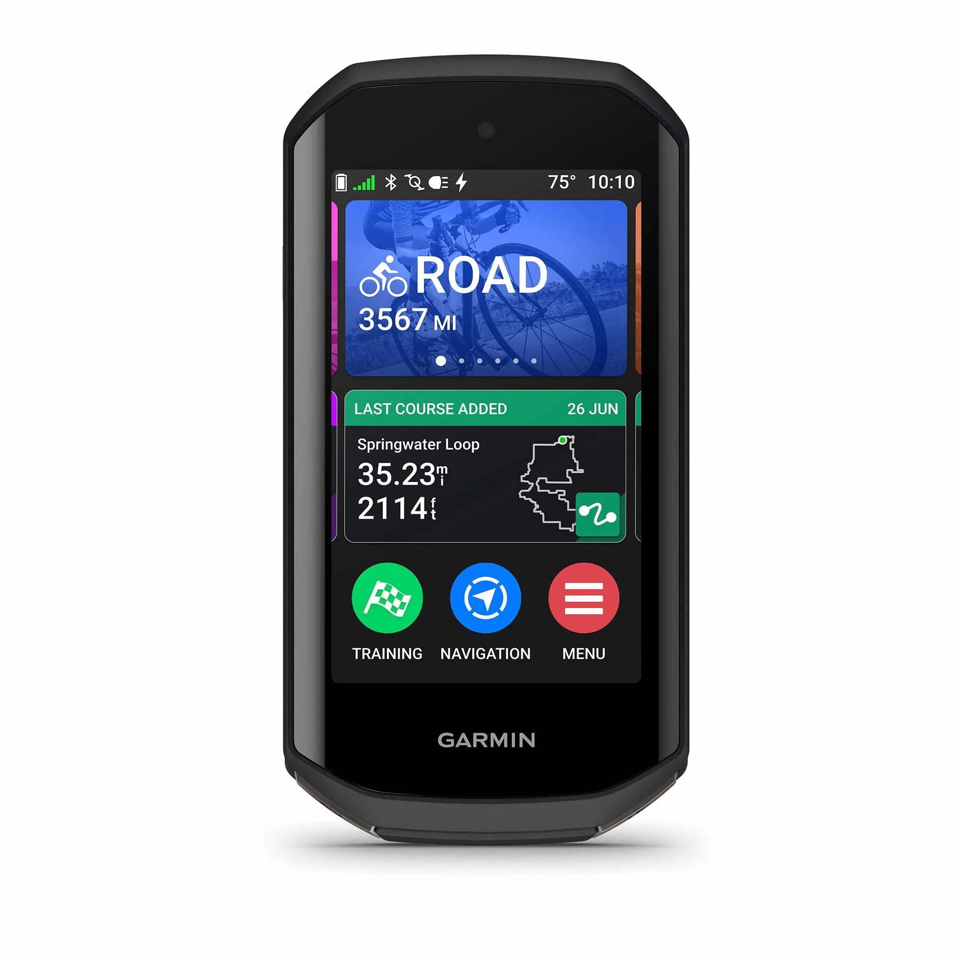 Garmin Edge 1050® Ordinateur de Cyclisme Haut de Gamme, écran Tactile aux Couleurs Vives, Haut-Parleur intégré, Fonctions avancées d'entraînement et de Conduite de Groupe, alertes de Danger Routier