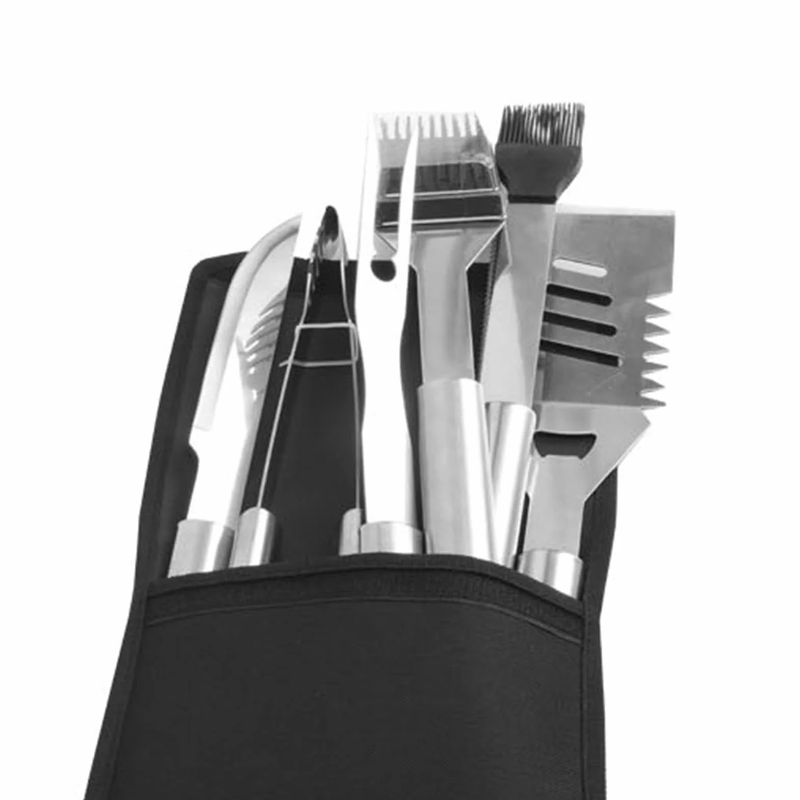 Étui de transport pour ustensiles de barbecue – Sac à outils de barbecue pliable, pochette de rangement de voyage | Matériau imperméable, intérieur multi-poches, support de matériel léger pour