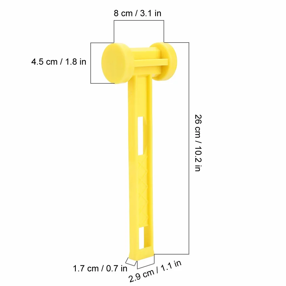 Zerone Tente Marteau, Portable En Plastique Maillet Au Sol Clous Marteau Tente Peg Marteau Accessoires Piquets Kit pour Camping Randonn?¡ì|e P?¡ìocheTentes de camping et accessoires,