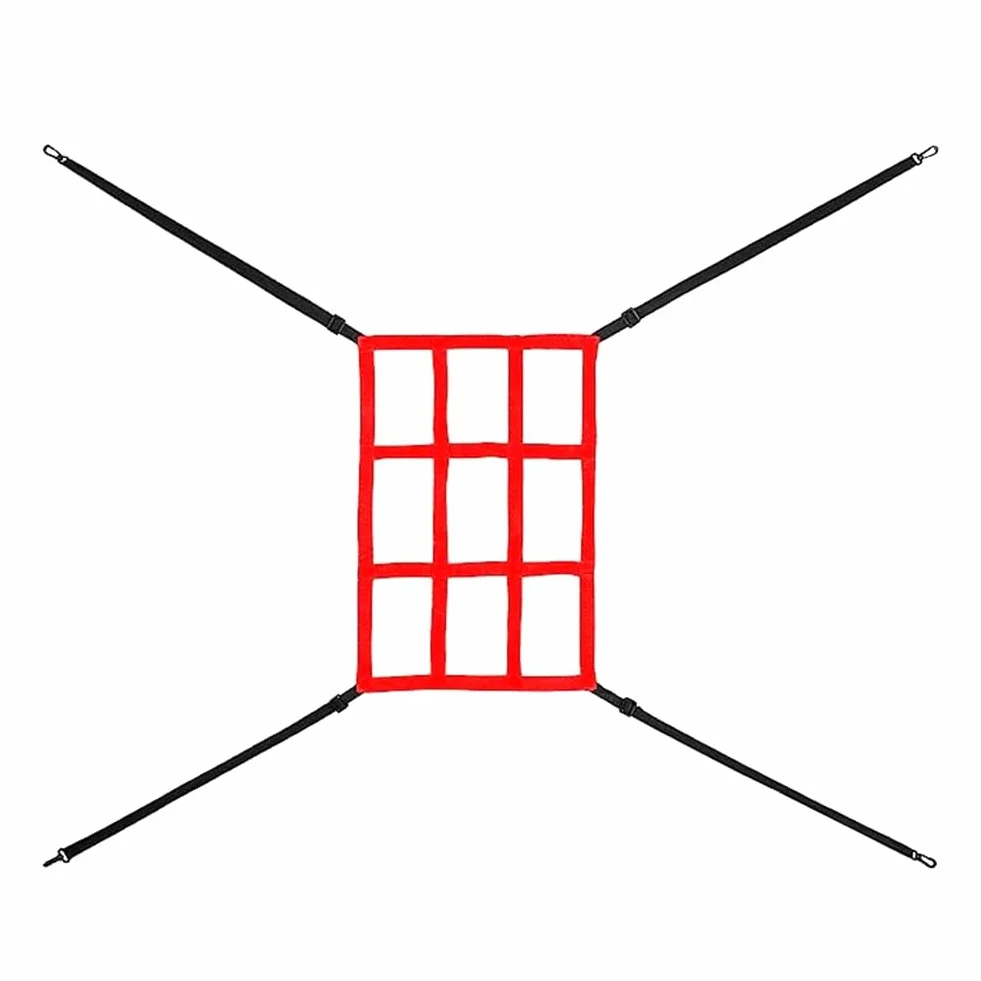 Cible de zone de frappe pour filet de baseball, softball, cible de pitching réglable, compatible avec filet 7 x 7, vendu uniquement, zone de frappe centrale