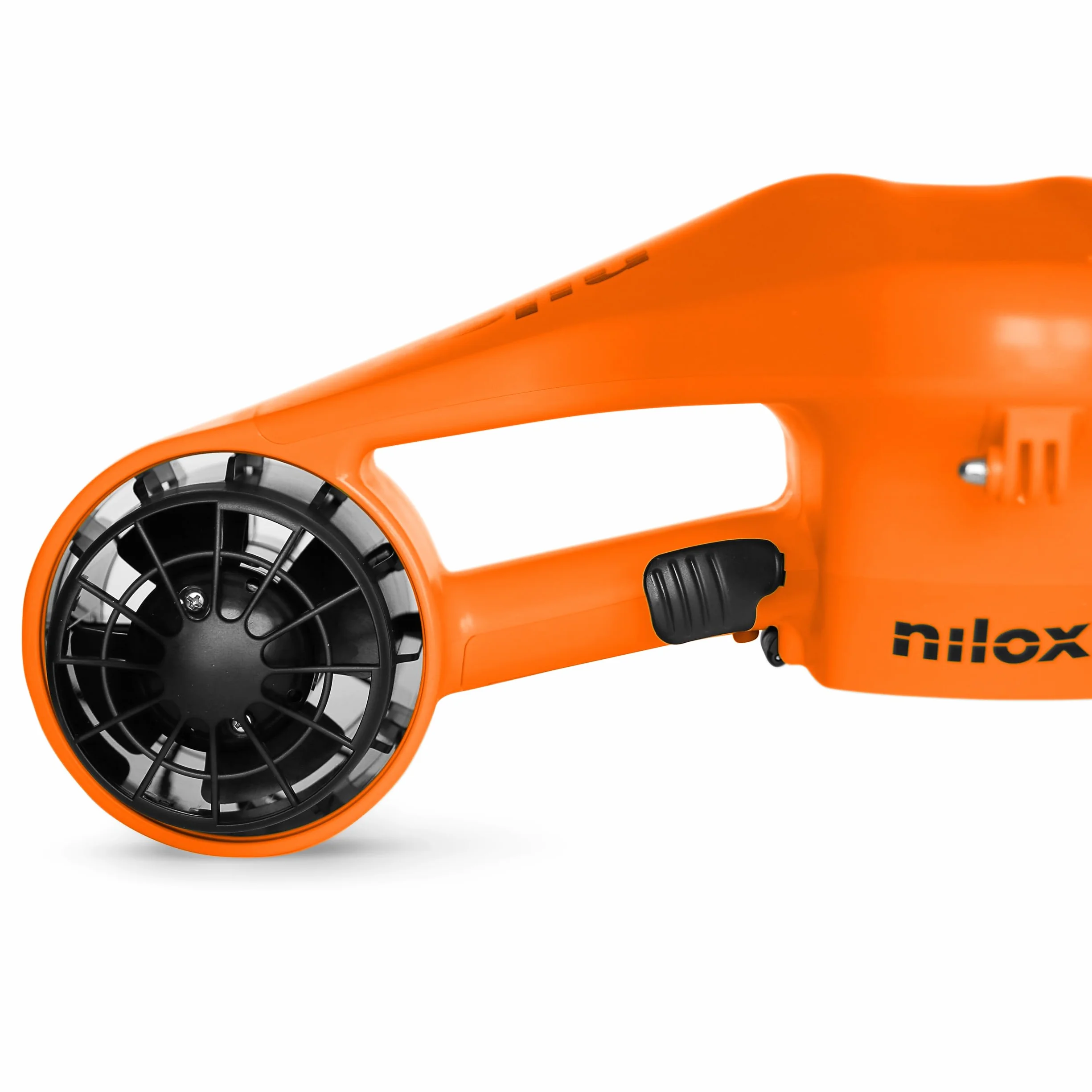 Scooter d'eau Nilox, Scooter de plongée électrique pour plongée jusqu'à 30 m de Profondeur, jusqu'à 35 Min d'utilisation, Changement à 3 rapports, Facile à Transporter et à Utiliser, Couleur Orange