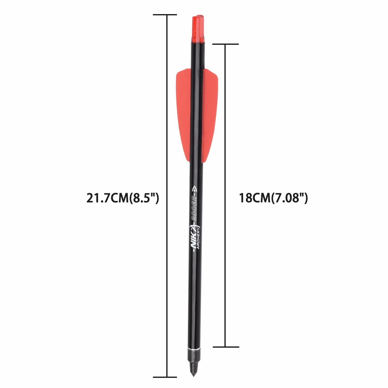 Arbalète Flèches en aluminium 7,5" pour Ek Archery Adder Cobra System 2" tir à l'arc