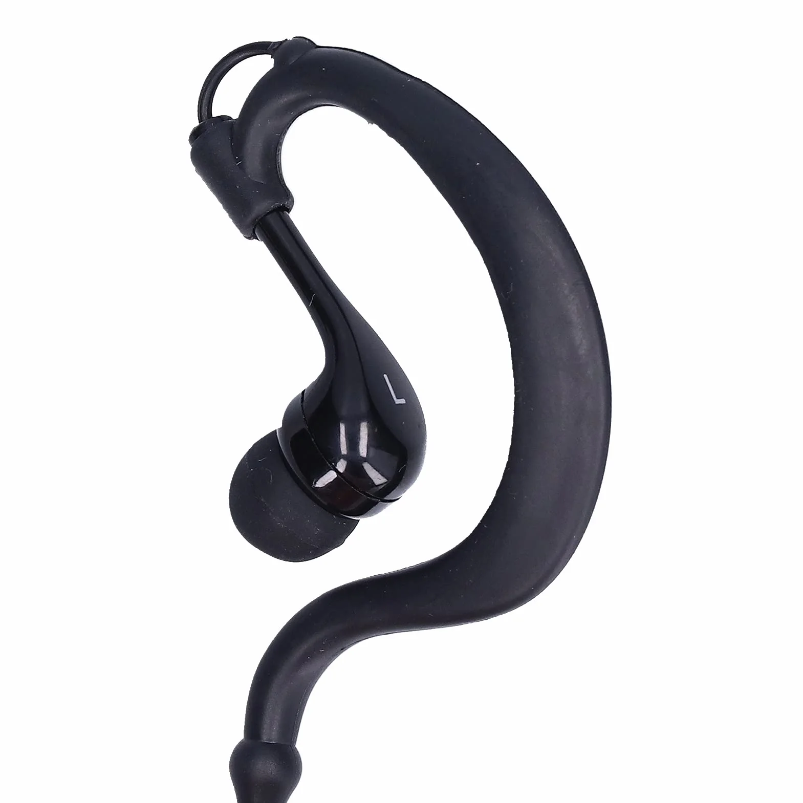 Annadue Écouteurs étanches Casque de Natation Prise 3,5 Mm Écouteur sous-Marin Casque à Conduction étanche avec Remplacer Les Bouchons d'oreille pour la Natation Courir Surf(Le Noir)