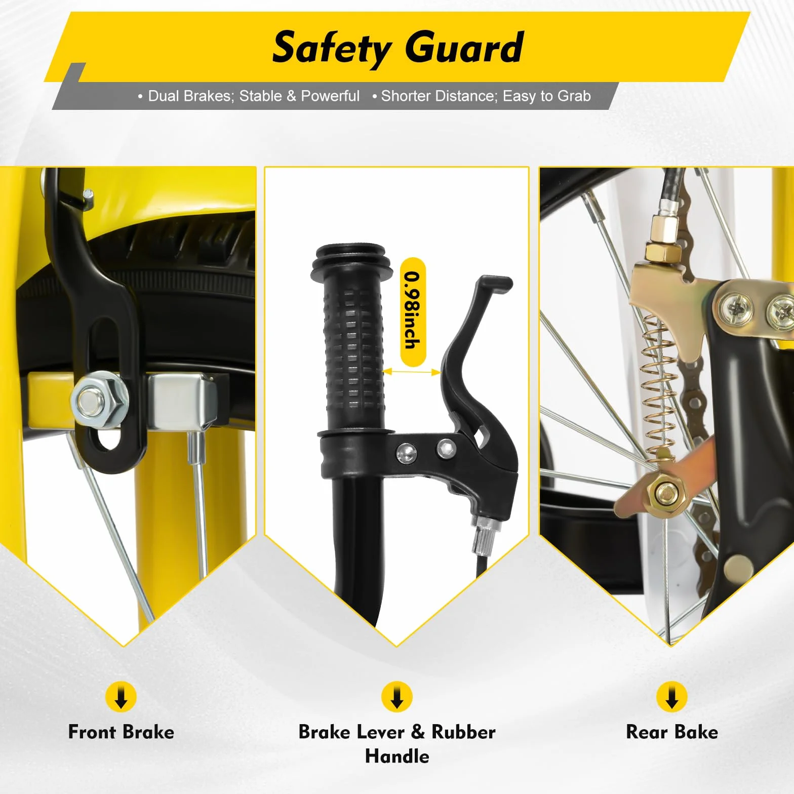 Vélo pour enfant garçon et fille, en alliage d'acier au carbone, hauteur réglable, avec roues stabilisatrices, roue auxiliaire, convient aux enfants de 4 à 8 ans