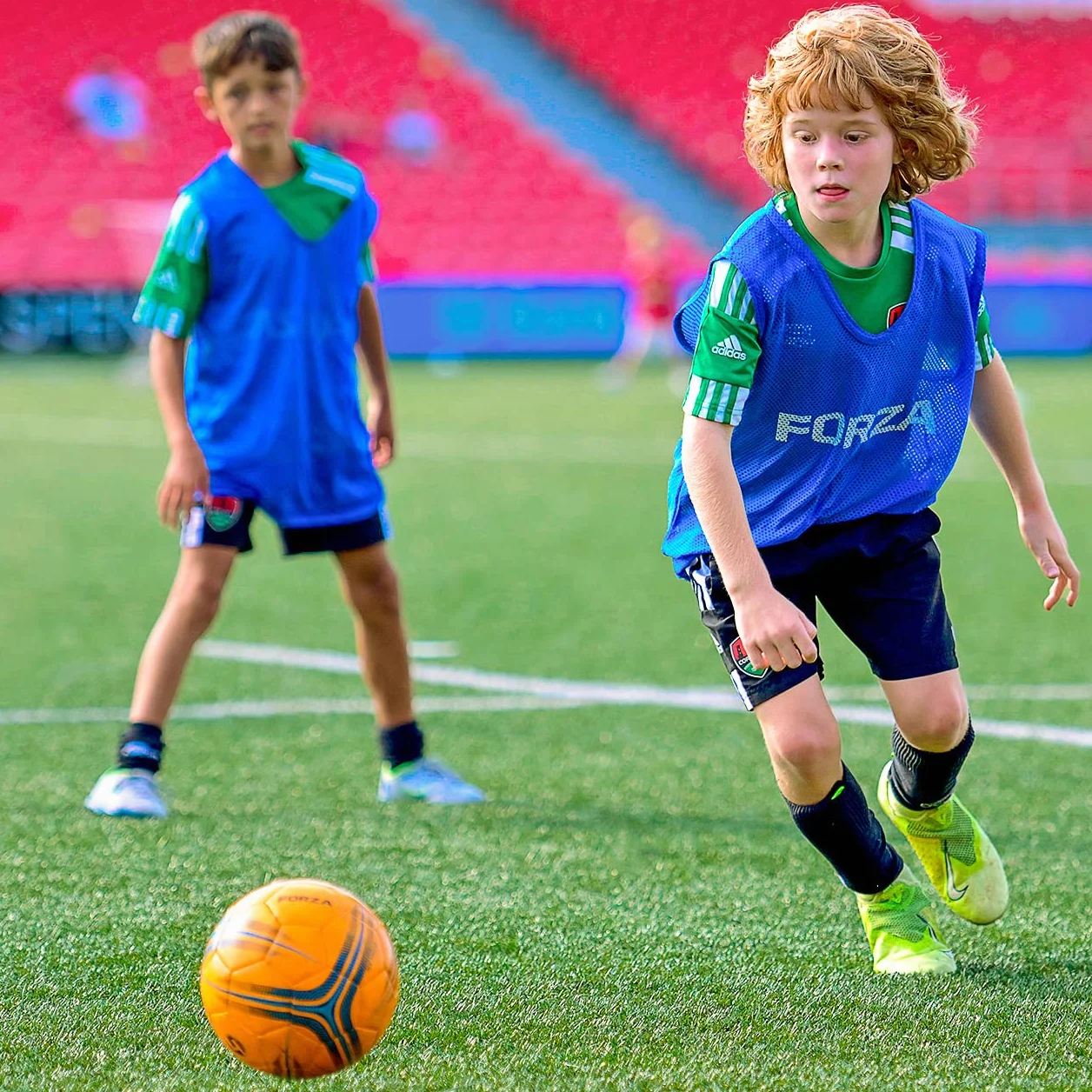 FORZA Chasubles d’Entraînement de Sport [Pack de 10] | Fabrication Légère, Couleurs Vives et Plusieurs Tailles | Entraînement de Football, Rugby, Hockey et Plus pour Enfants et Adultes