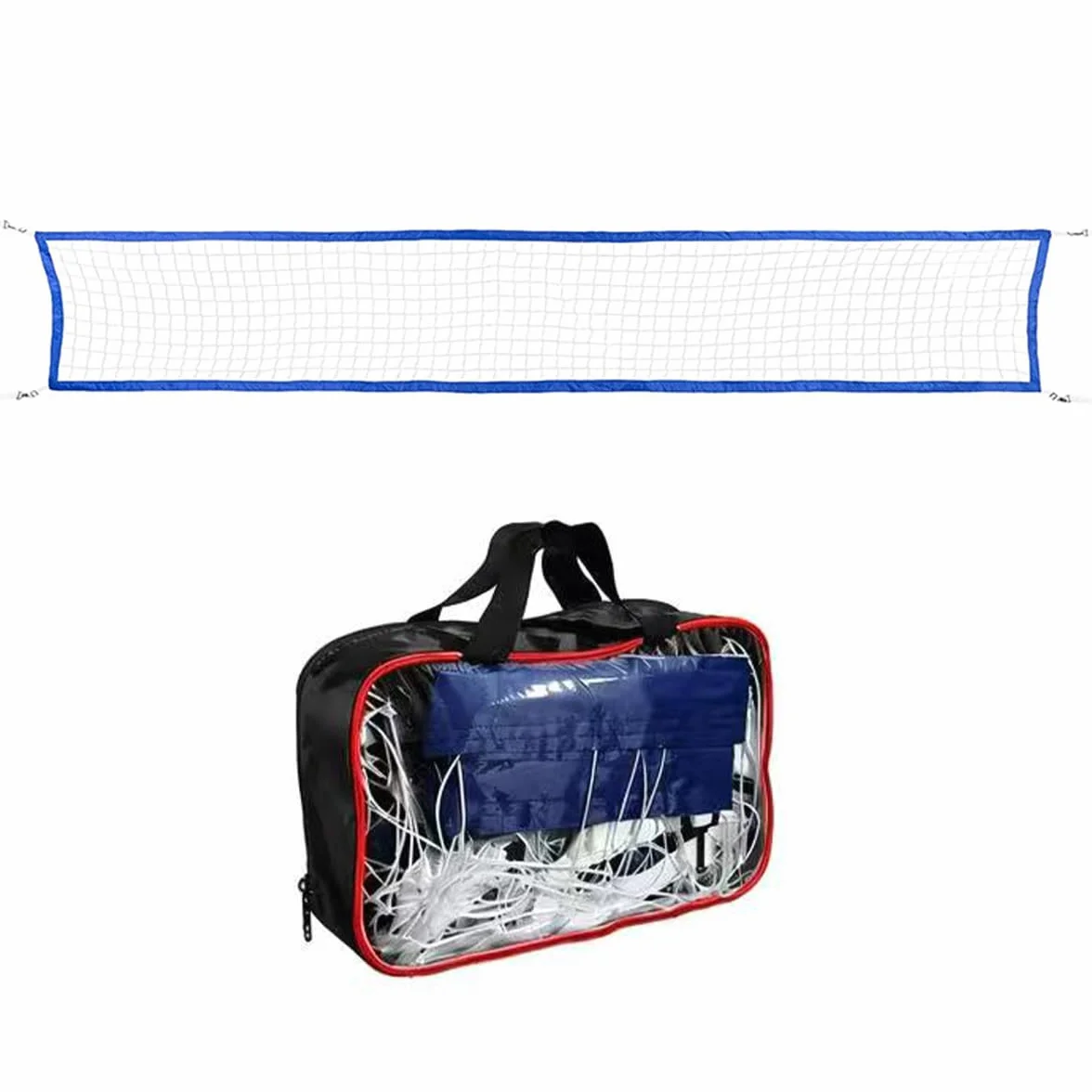Filet de Volley de Remplacement pour Piscine 450×90 cm Filet de Volley Portable extérieur résistant pour Jeu Aquatique Plage Jardin fête d'été
