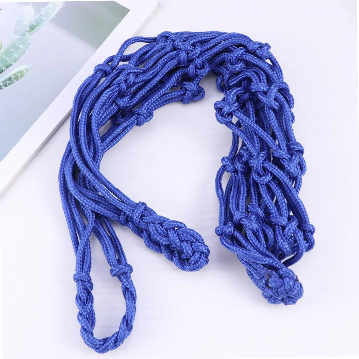 de Rangement Maille Nylon Renforcé avec Cordon de Serrage de Transport pour Ballon de Basket Football Bleu et Résistant à Eau pour Écoles et Entraînements