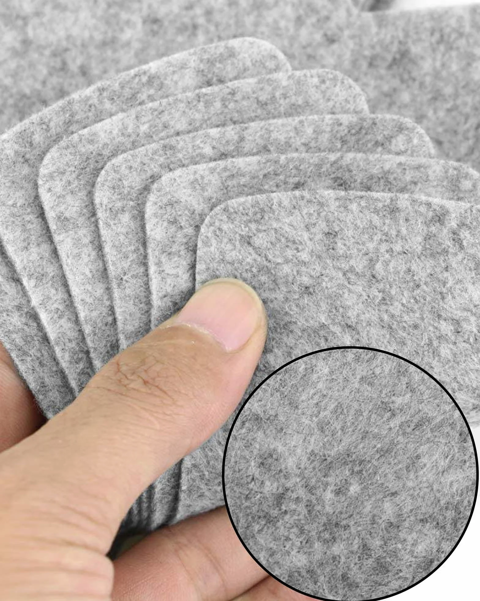 Lot de 10 protège-poêles en Feutre 26 cm Résistant à la Chaleur Antidérapant Protection poêle et Casserole
