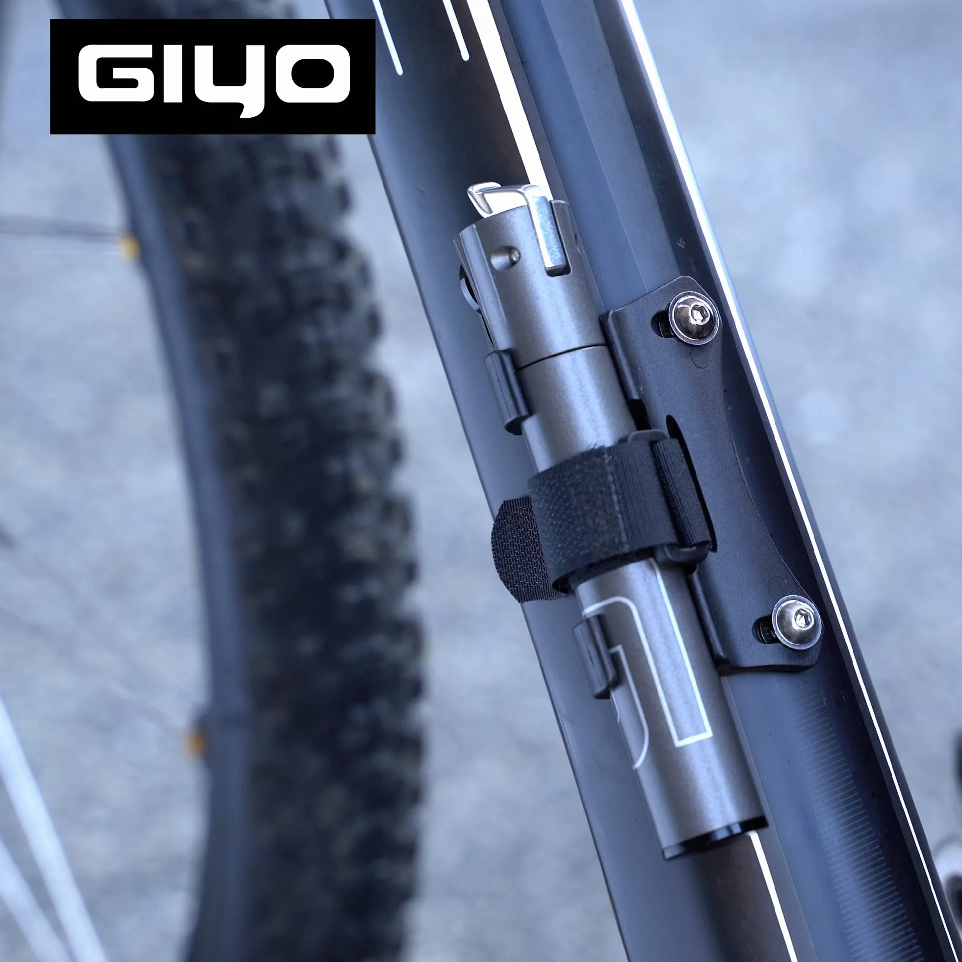 GIYO Mini Pompe à vélo pour vélo de Route – Valve Presta, Barillet télescopique CNC 120 psi, légère et Portable, Serrure de Valve sécurisée, fabriquée à Taiwan (GM04)
