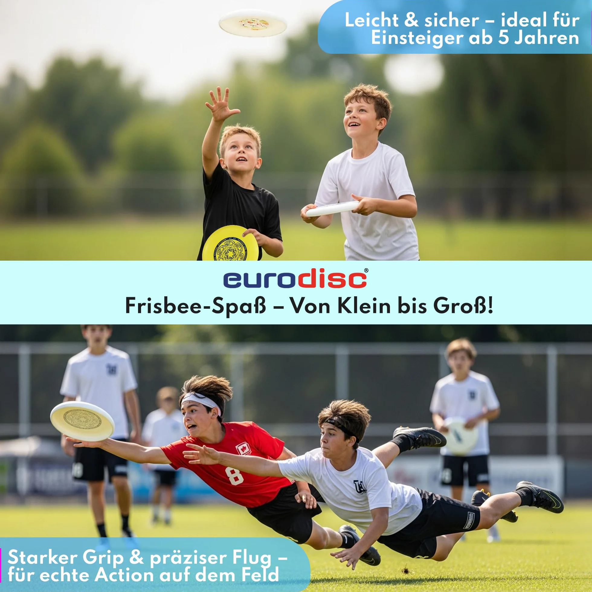 EURODISC - Frisbee En Plastiques Bio Pour Enfants