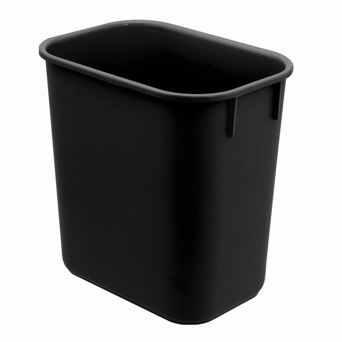 Acrimet Corbeille Poubelle bureau 12 litres plastique noire lot de 4