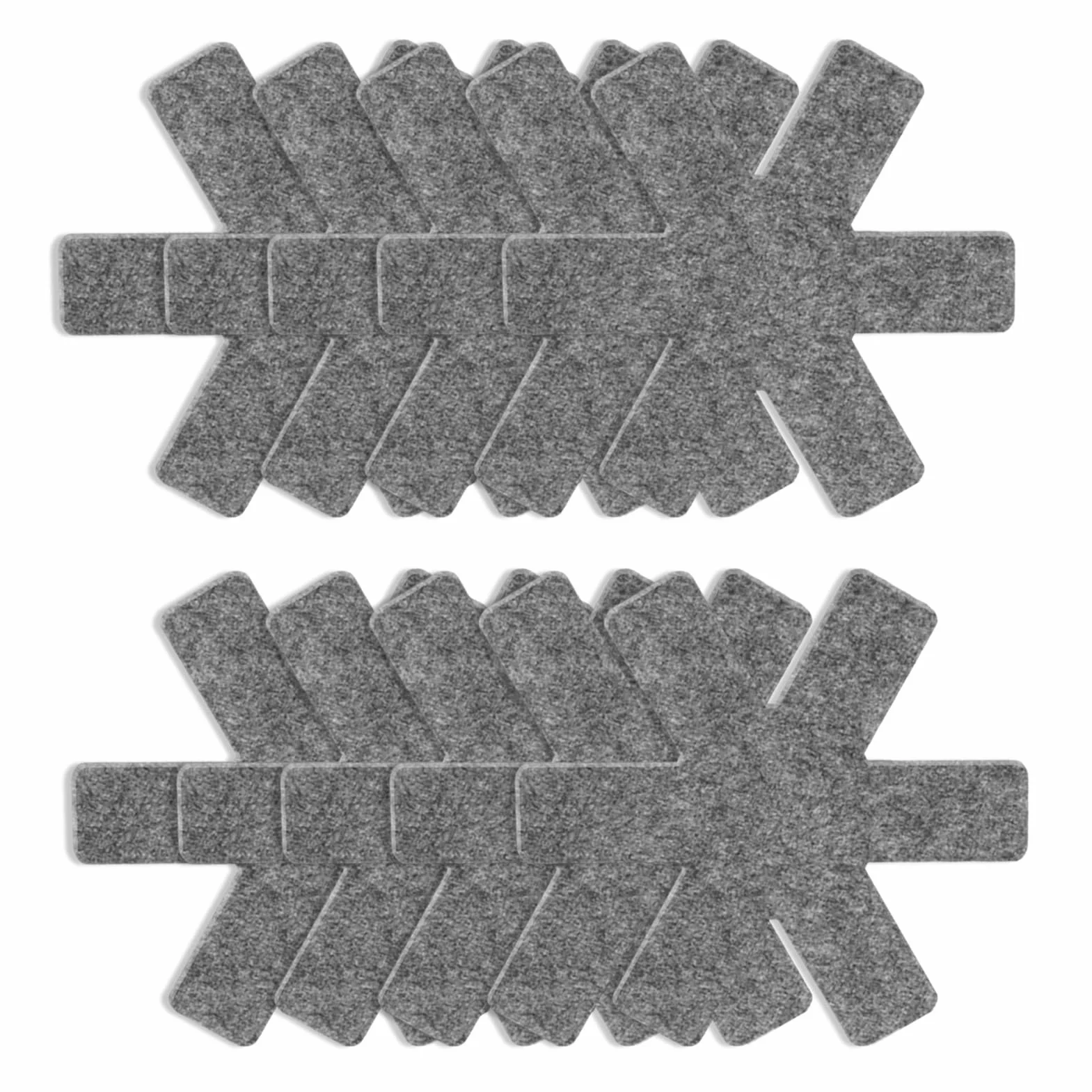 Protège Poêle 20cm en Feutre Lot de 10, Protection Casserole Anti-Rayures Tapis Épais Lavable