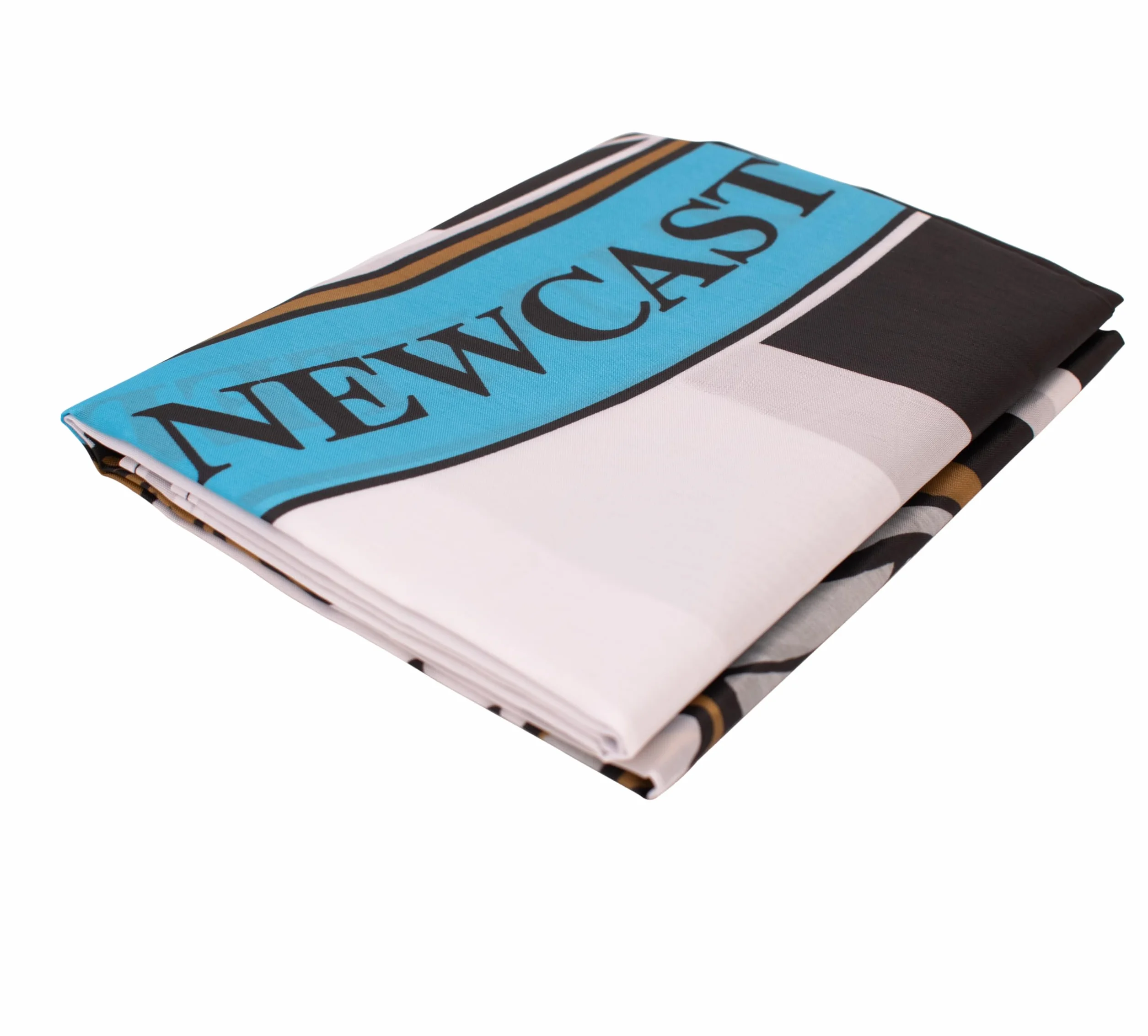 Hy-Pro Drapeau sous licence officielle Newcastle United F.C. 1,5 x 0,9 m – NUFC, drapeau de football, Newcastle F.C., marchandise Newcastle United, cadeau Newcastle United