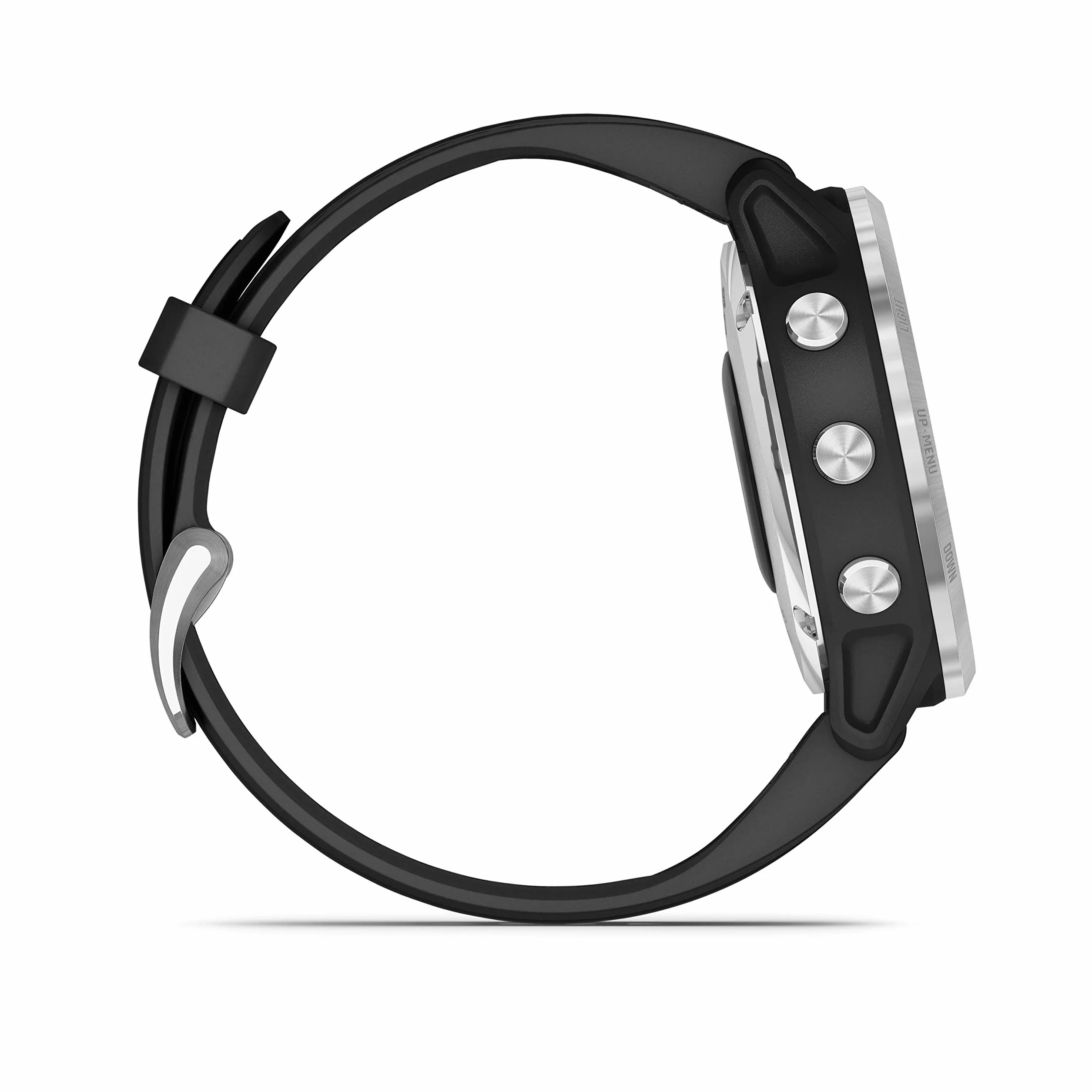 Garmin Fēnix 6S Solar Montre GPS multisports à énergie solaire argent bracelet noir