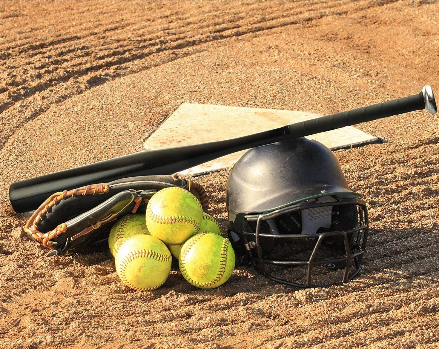 Heldenwerk Batte de Baseball en Bois ou Aluminium - 31 Pouce Batte Baseball avec Poignée antidérapante - Battes de Base-Ball pour Adulte et Enfant