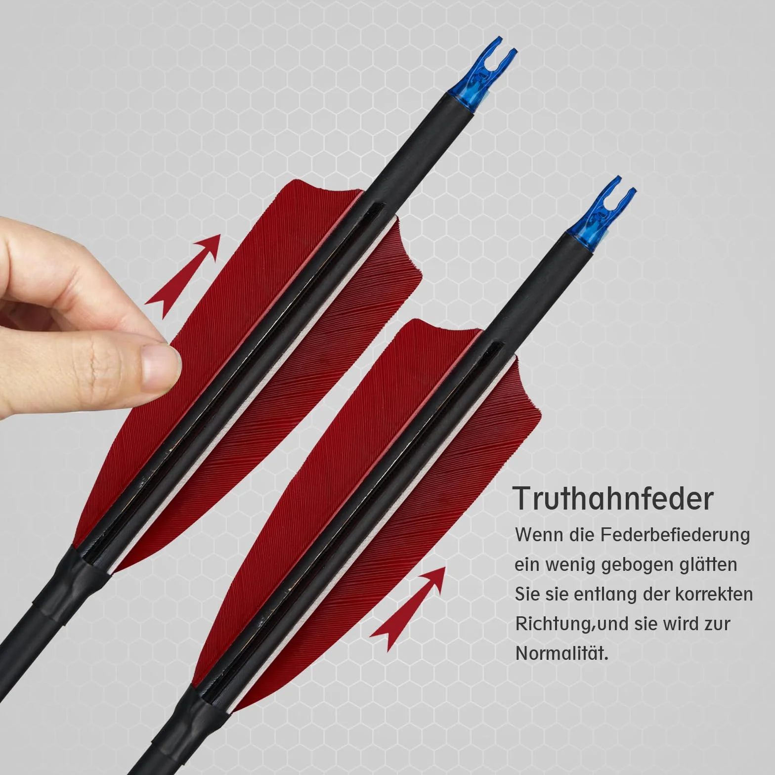 Toparchery Flèches Tir à l'Arc 30 Pouces Carbone Plumes Naturelles Turquie Arc Recurve Compound Long