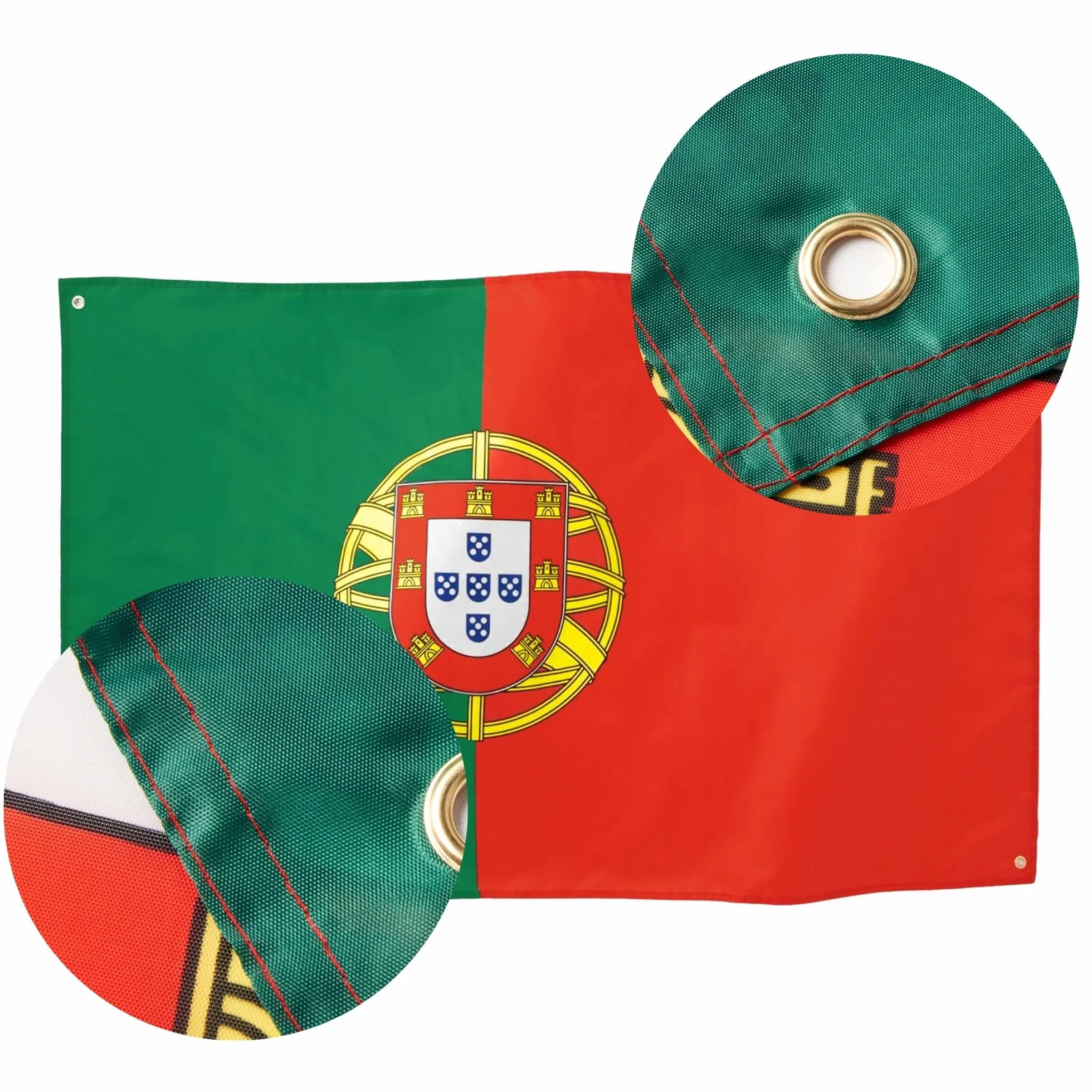 Runesol Drapeau Portugal 91x152cm 3x5ft Imperméable Extérieur Bannière Portugaise