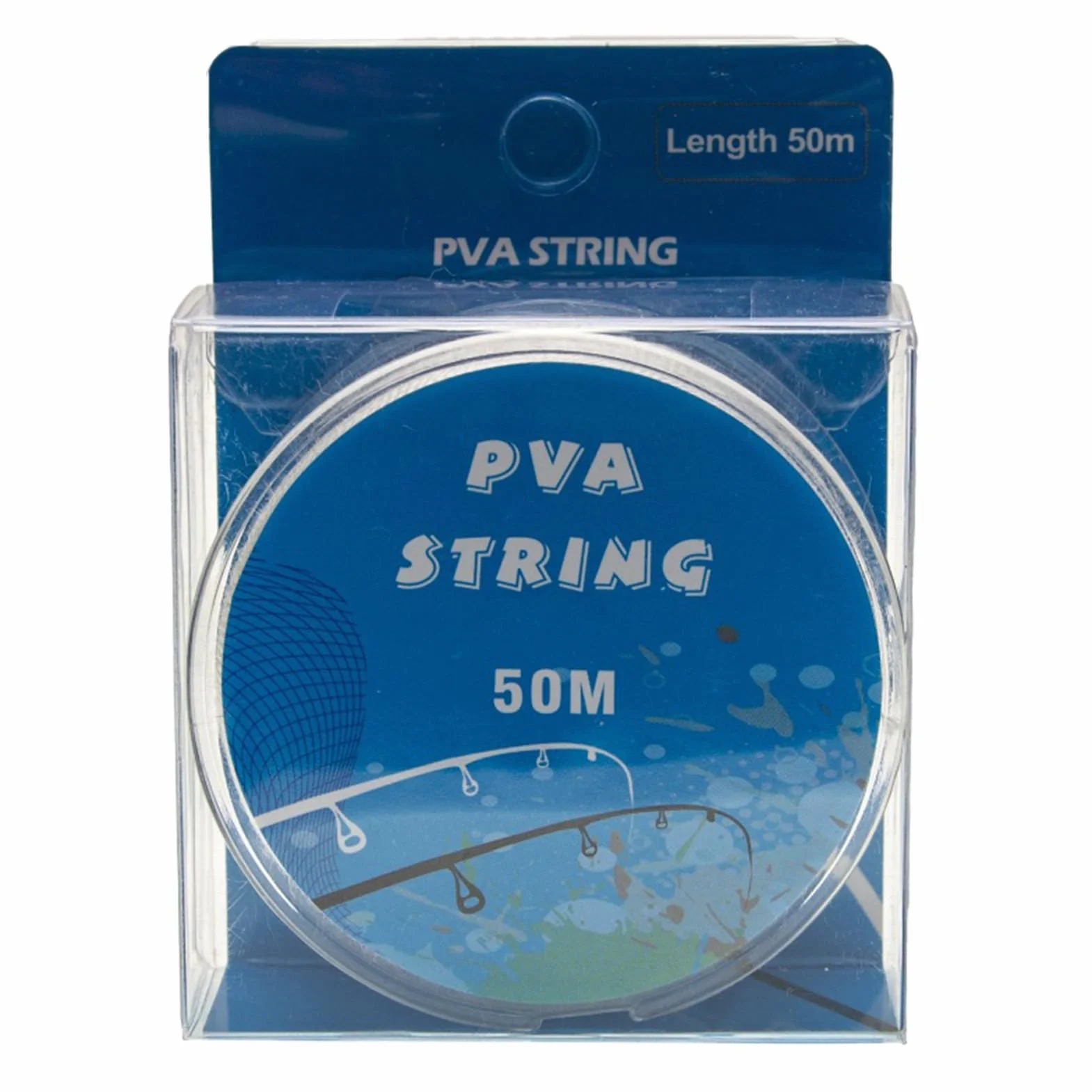 Corde de pêche soluble dans l'eau, fil d'appât blanc, 7,5 x 2,5 cm, accessoires de pêche en rivière