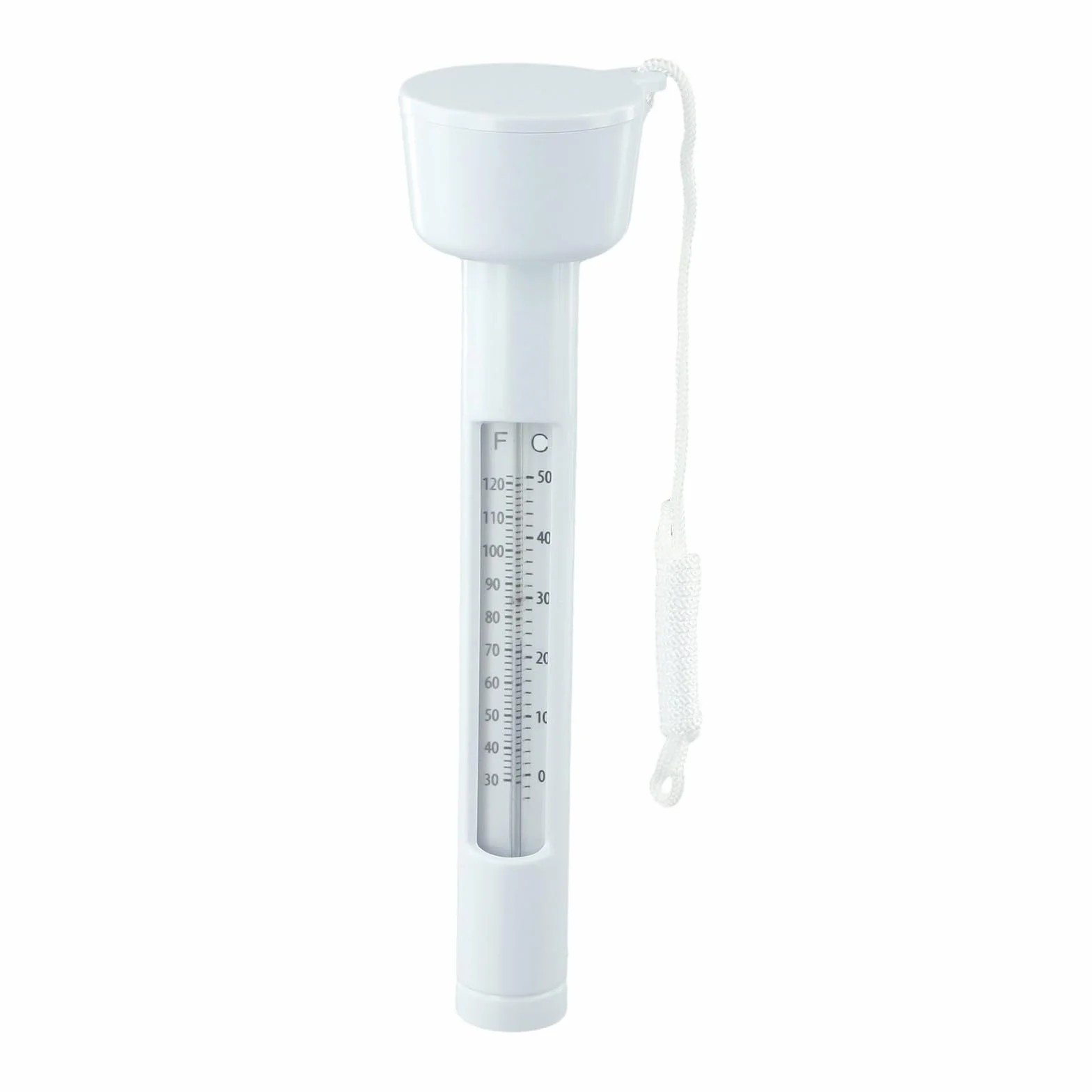 Thermomètre de piscine flottant intégré pour piscine, spa, jacuzzi