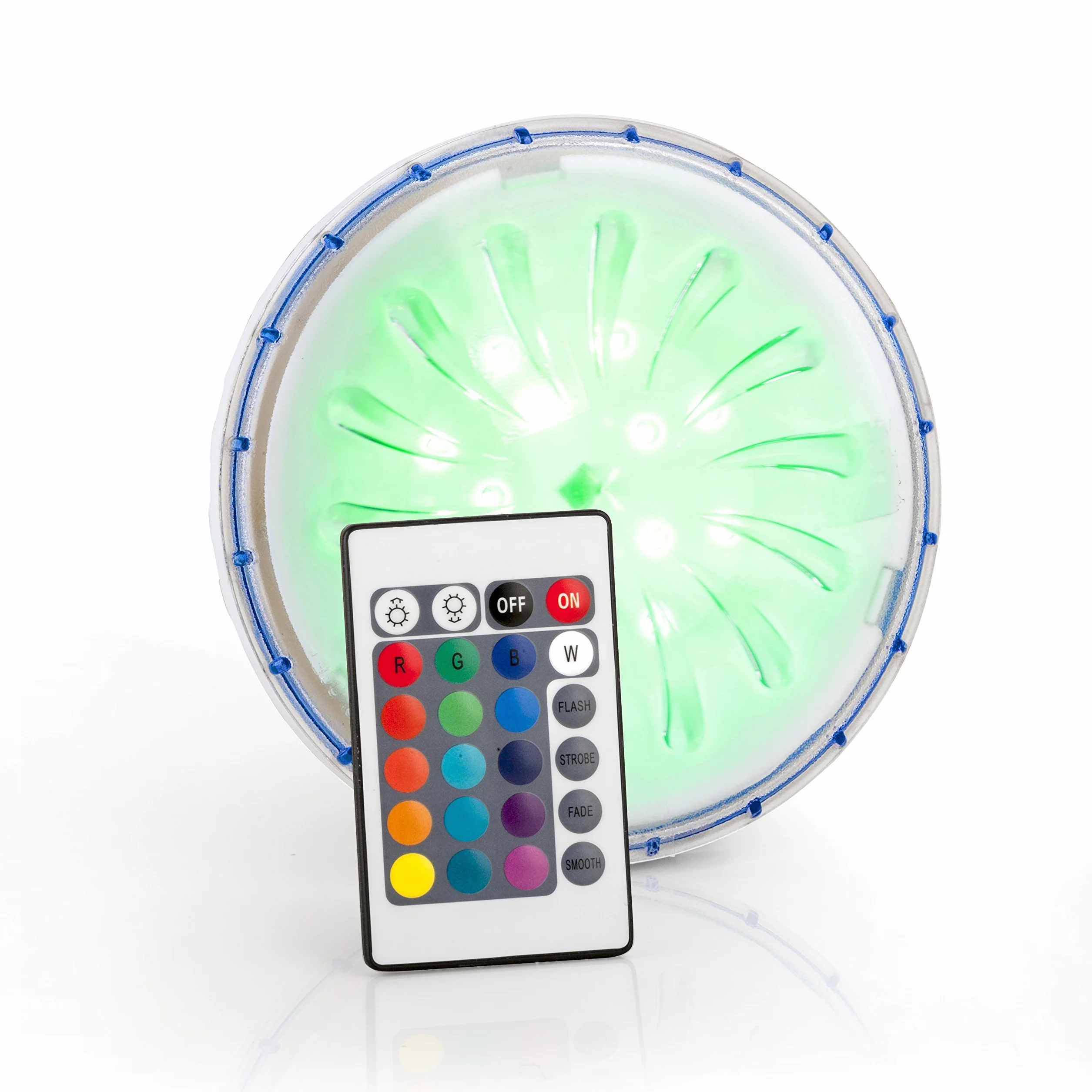 Projecteur LED de couleur pour piscines hors sol 1,8 W 15 x 15 x 3 cm Gre PLED1C