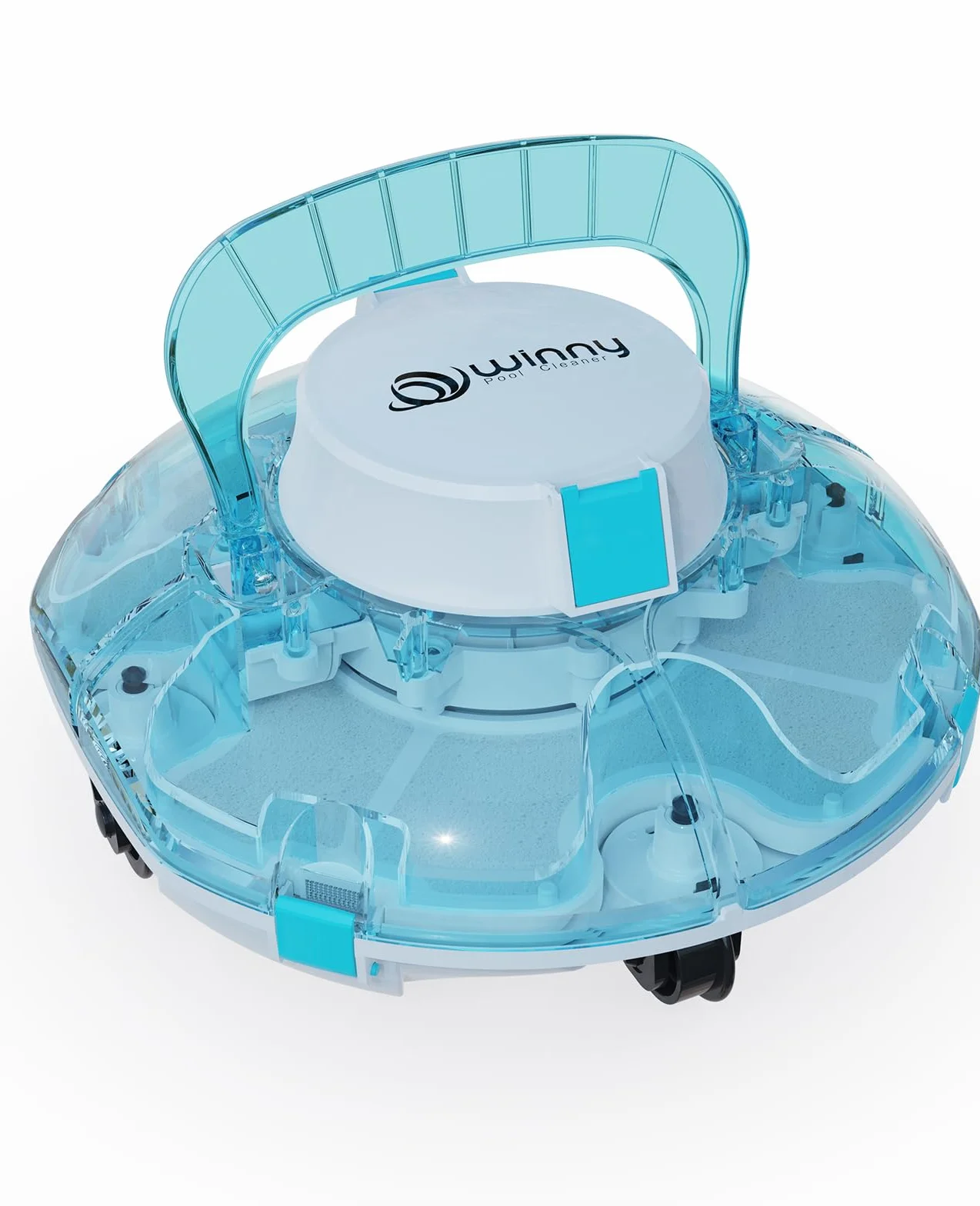 Winny 200 Robot Piscine Aspirateur sans Fil Batterie 75 Min Piscines Hors-Sol 60m² Double Filtration