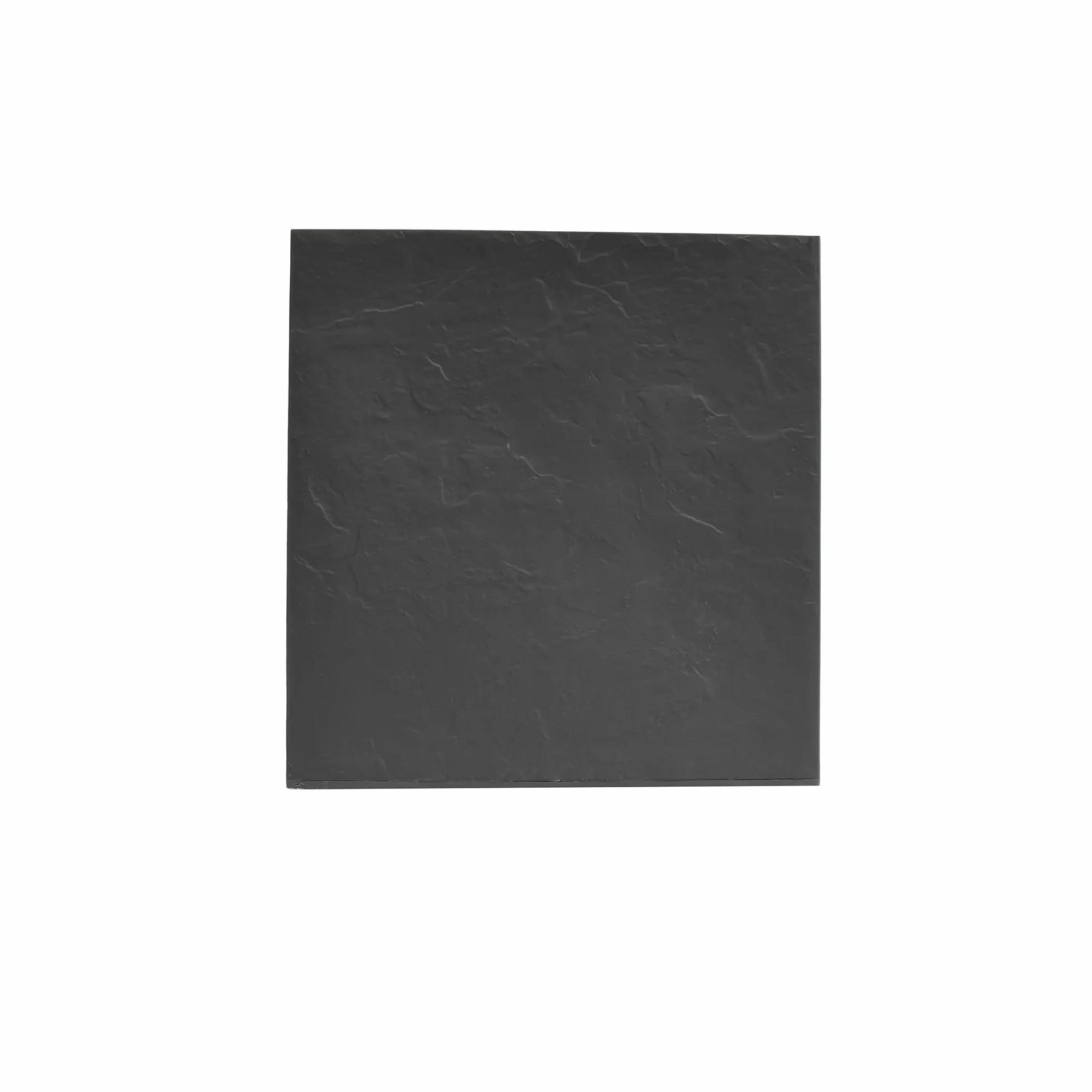 Pot Carré Volcania 31 L 40 cm Imitation Pierre Gris Anthracite 39,5 x 39,5 x 43,5 cm