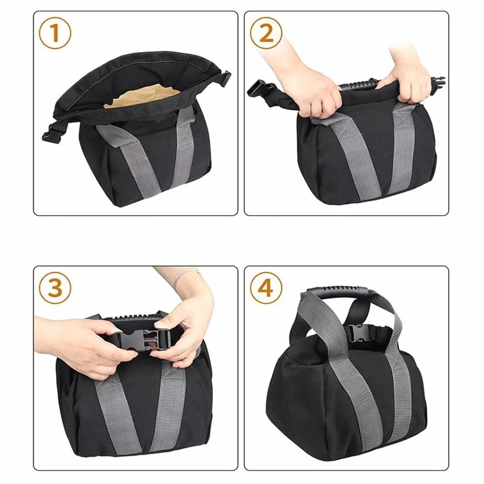 Sac de sable réglable pour entraînements de force, accessoire fitness salle de sport
