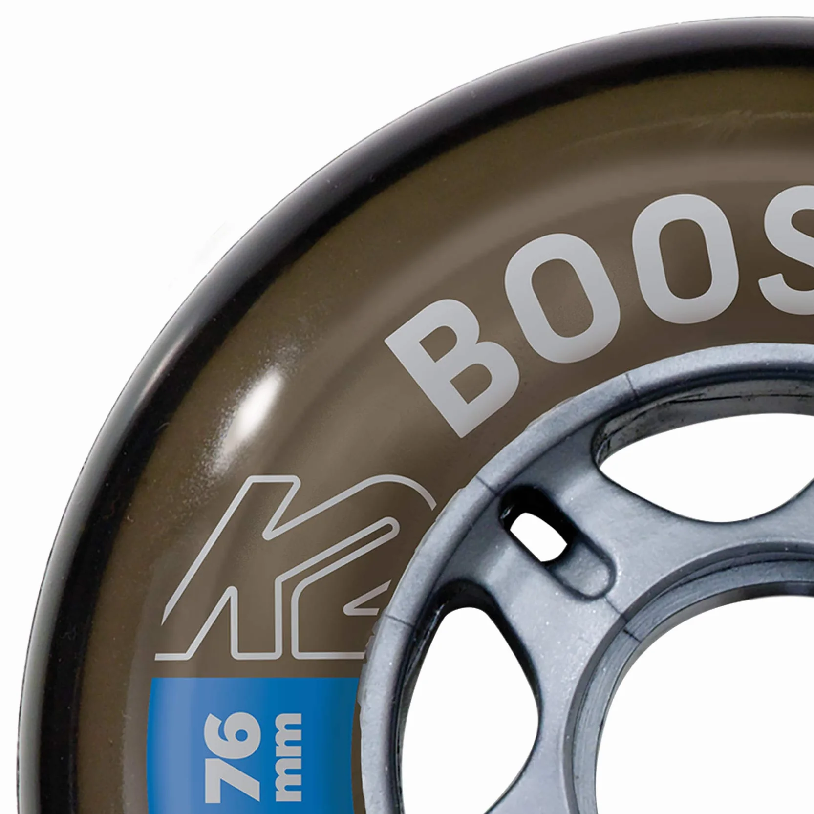 K2 Patins en Ligne Booster 76mm 80A 4-Roues Noir