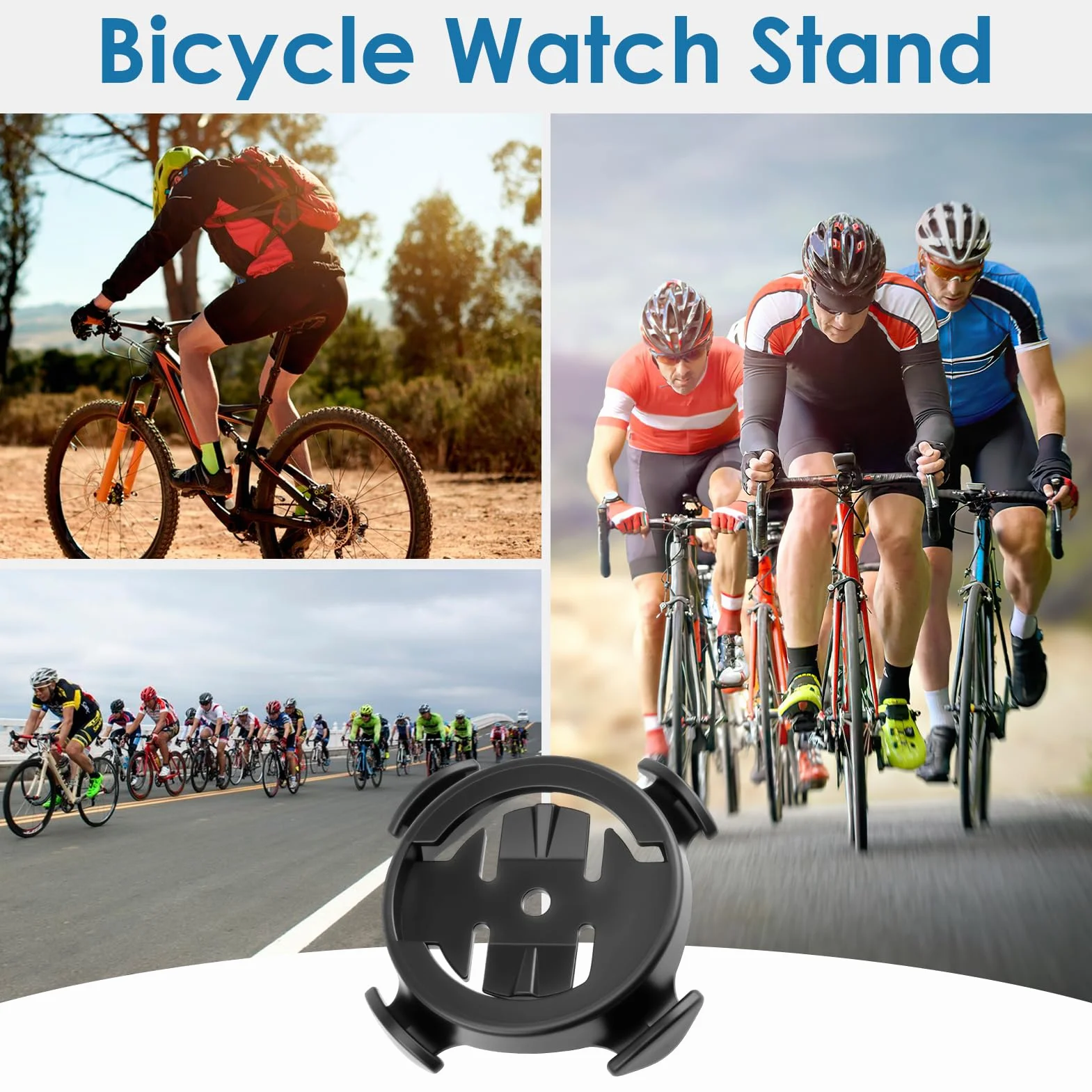Support Vélo Quart de Tour Compatible avec Garmin | Bryton | XOSS | iGPSPORT | Ordinateur GPS Vélo pour Garmin Edge 130 200 500 510 520 530 iGPSPORT iGS50