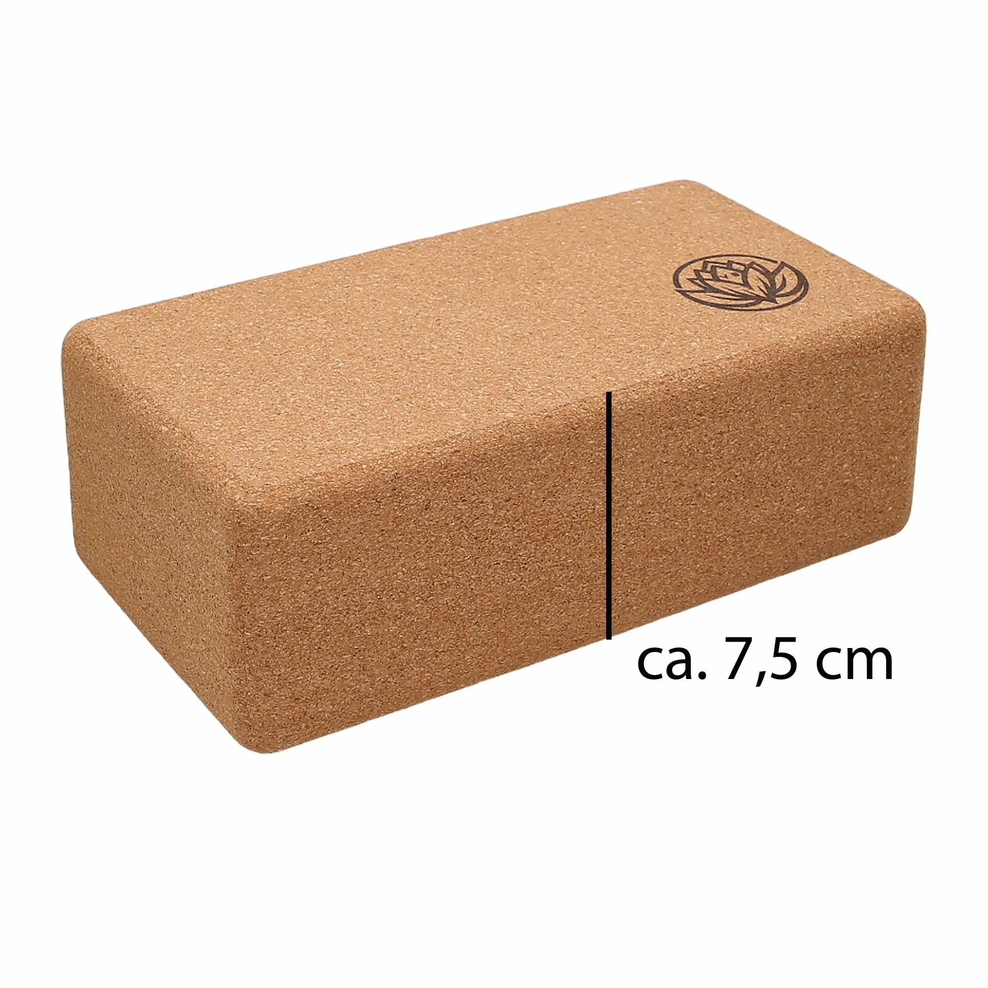 Bloc de yoga VonBueren | Blocs de yoga en liège | 22 x 12 x 7,5 cm par bloc de yoga | Accessoires de yoga pour homme et femme | Blocs de yoga | Blocs de yoga | Blocs de yoga