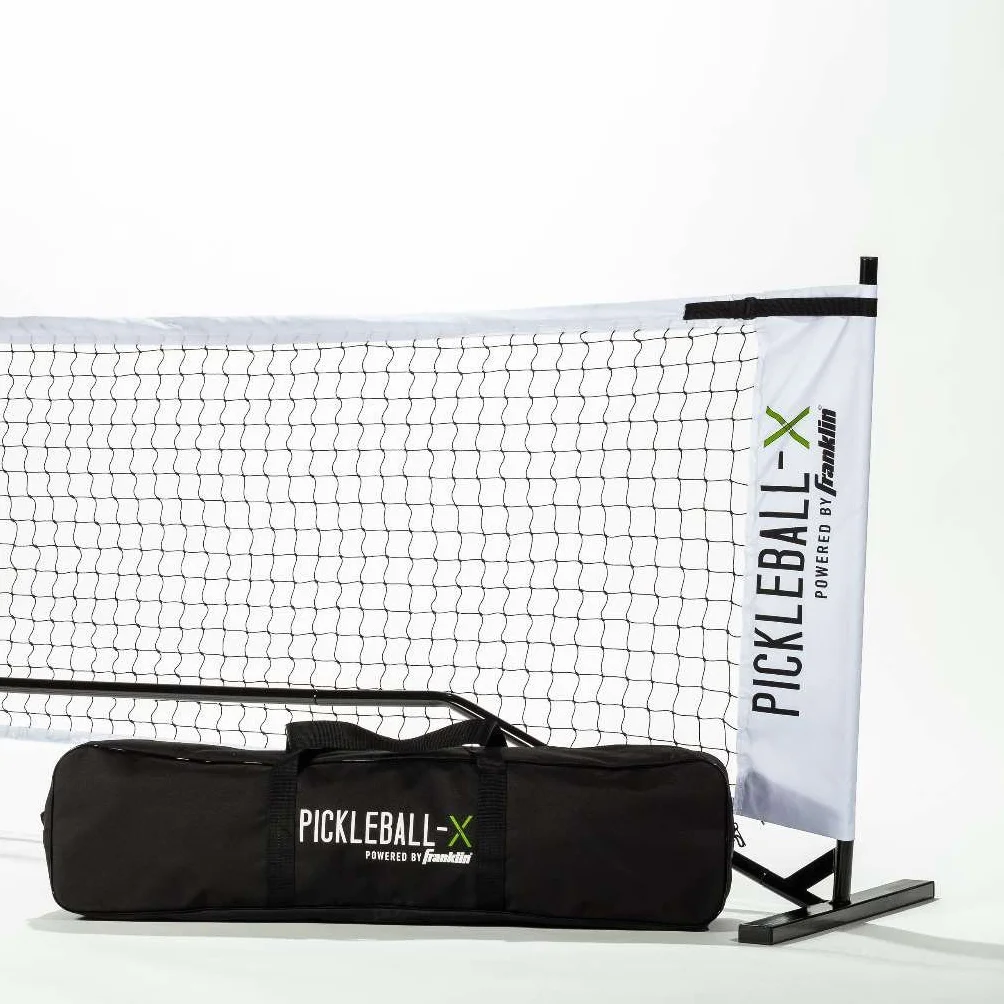 Franklin Sports Filet de Pickleball Portable pour l'Extérieur - Filet de Pickleball Officiel de 6,71 m avec Un Sac de Voyage - Filet de Pickleball Portable pour Terrain de Taille Officielle