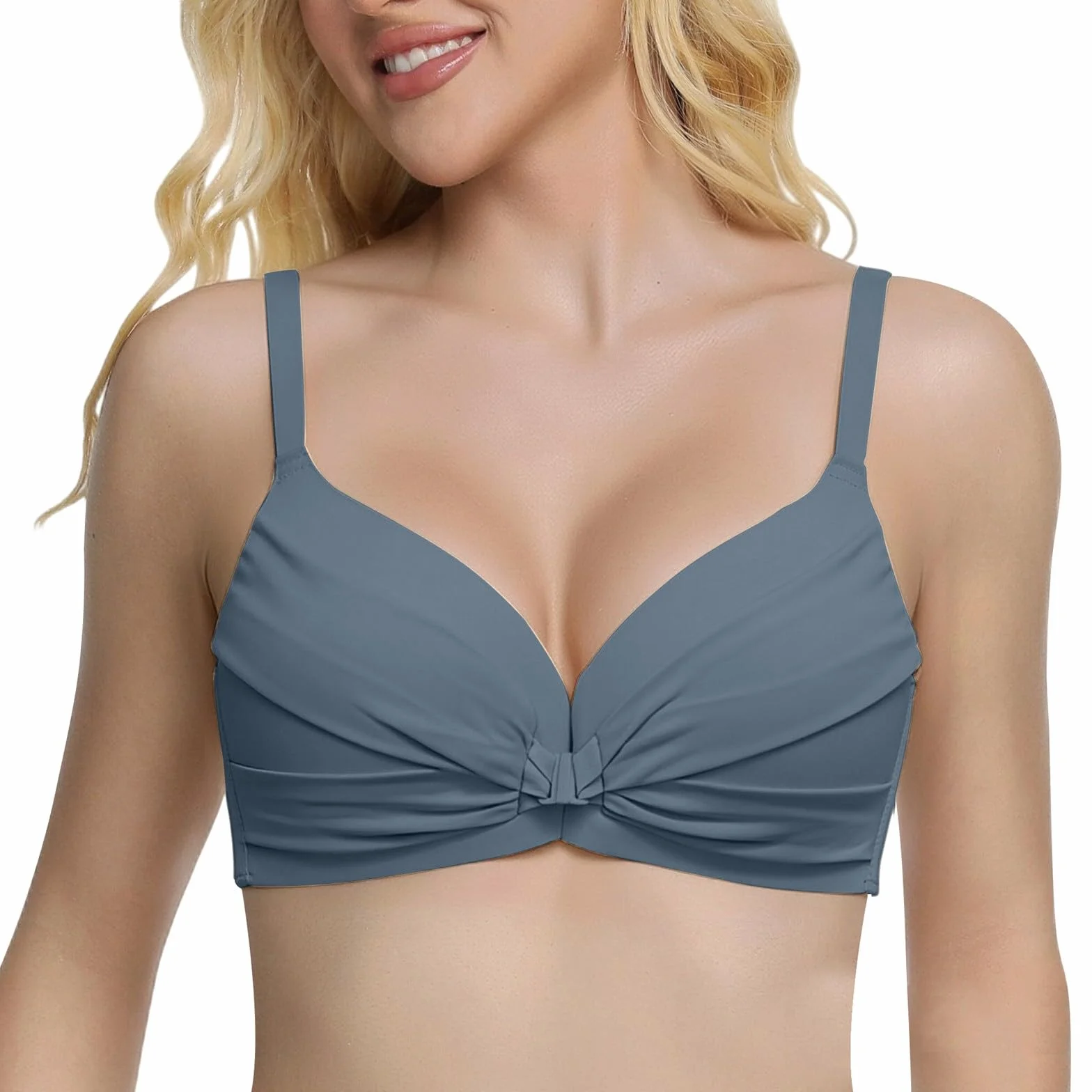 Soutien-Gorge Sexy Gainant Rehaussant Petite Poitrine Boucle Avant sans Armatures Anti-affaissement Brassière Zip Devant