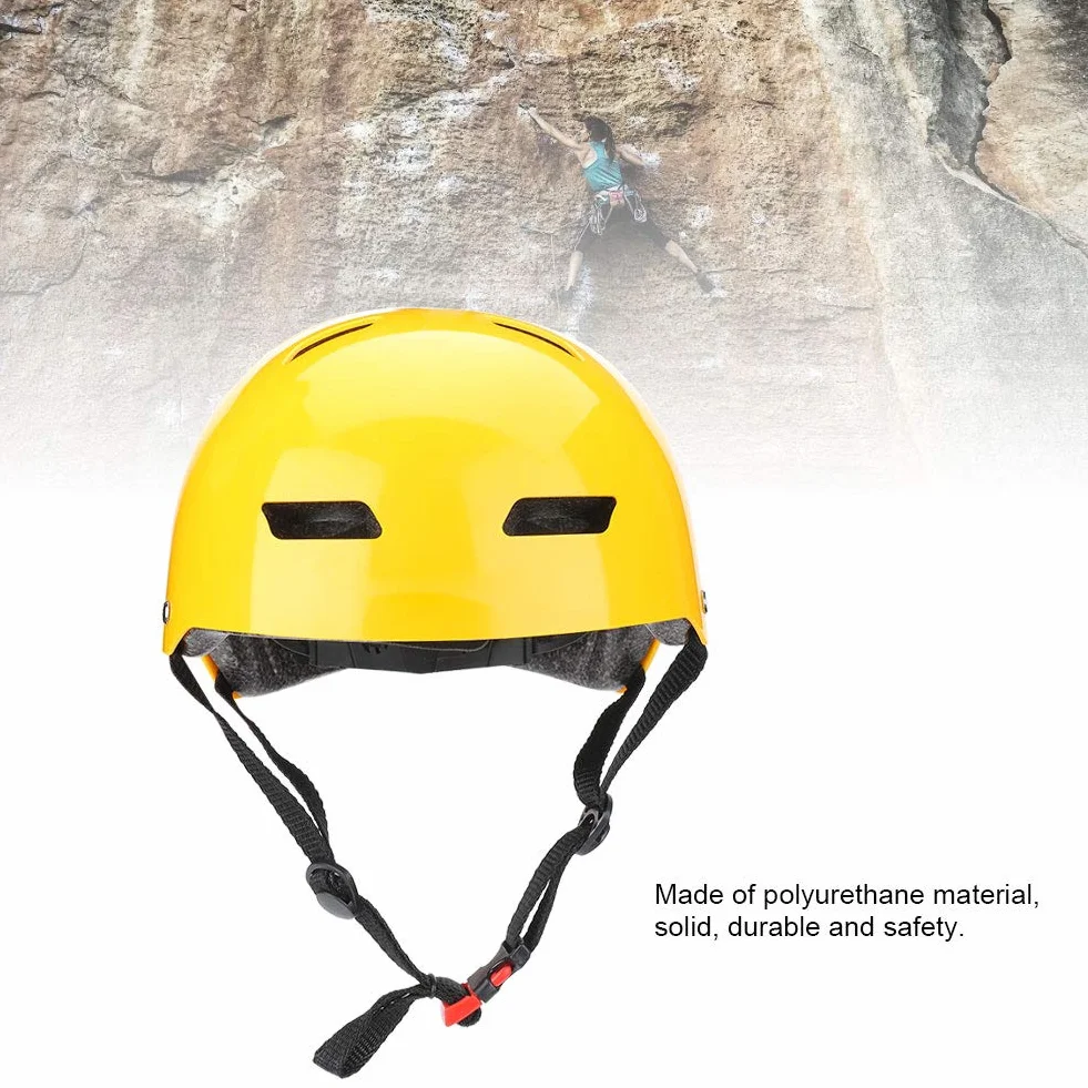 Casque de sécurité Sportive en Plein Air pour l'escalade L'alpinisme la Bavage, des Trous Ventilation du Bandeau Réglable Hommes et Femmes