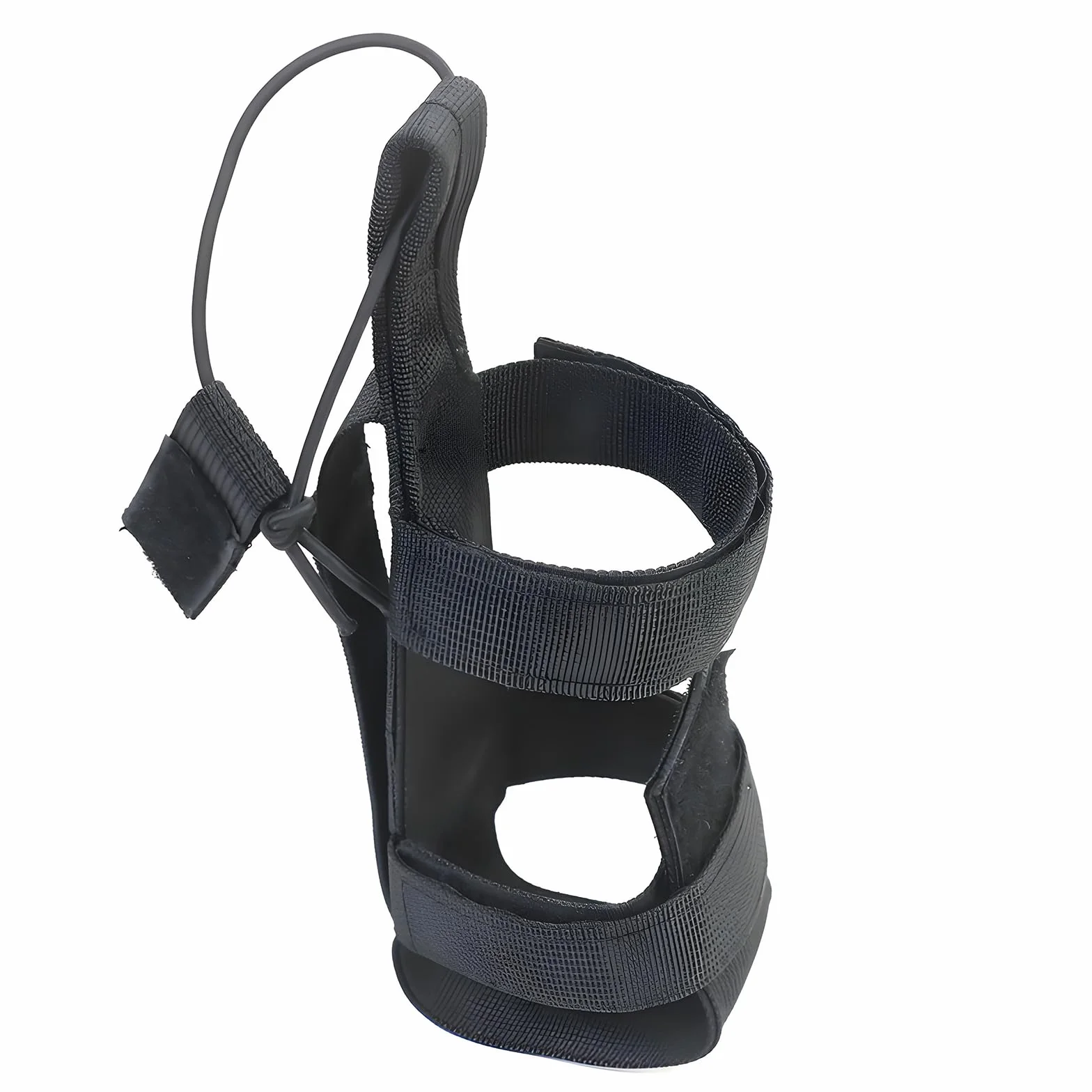 Porte-Bouteille Extérieur en Nylon Tissé | Housse Gourde Sport Outdoor | Fixation Ceinture et Sac | Résistant et Léger | Accessoire Randonnée Camping | Noir