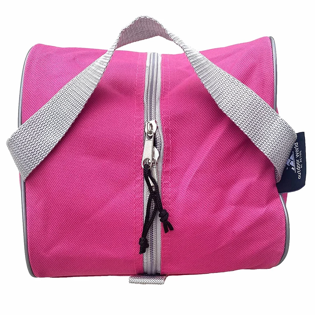 Outdoor World Premium Sac à Bottes Résistant à l'eau Large Ouverture zippée Sac de Rangement pour Chaussures Rose
