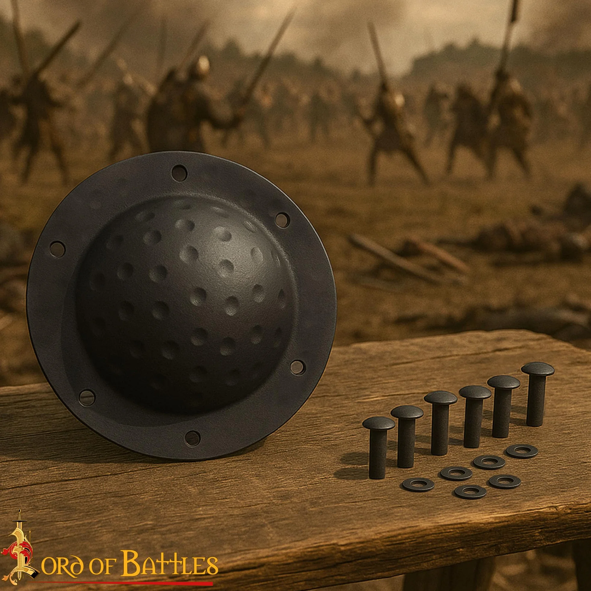 Boss Forged Shield Hand | Viking Shield Umbo | Medieval Shield Umbo | Fully Functional Historical Battle-Ready Shield Boss