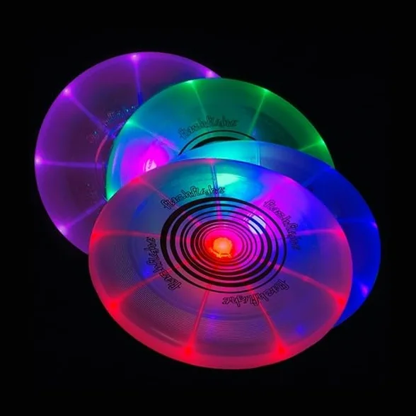 Frisbee lumineux LED