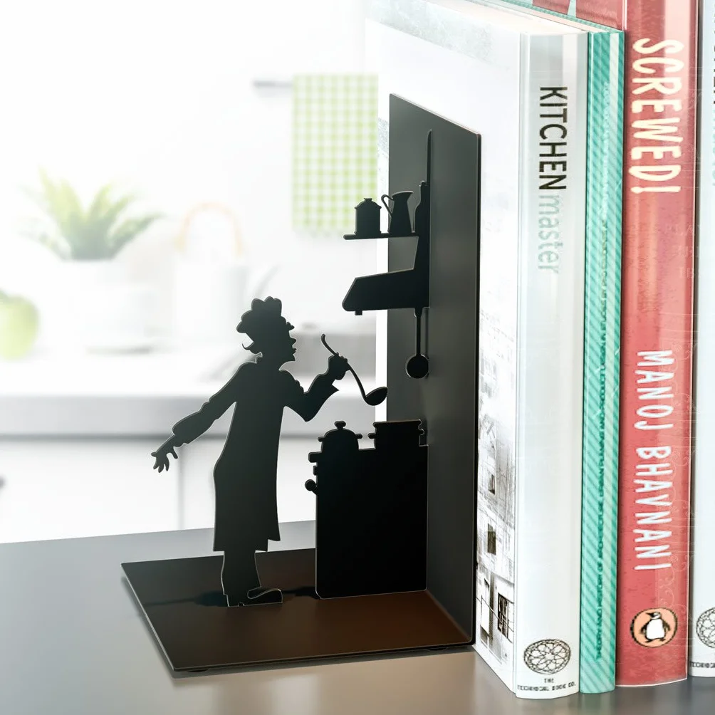 Balvi Le Chef Serre-Livres en métal pour Livres de Cuisine